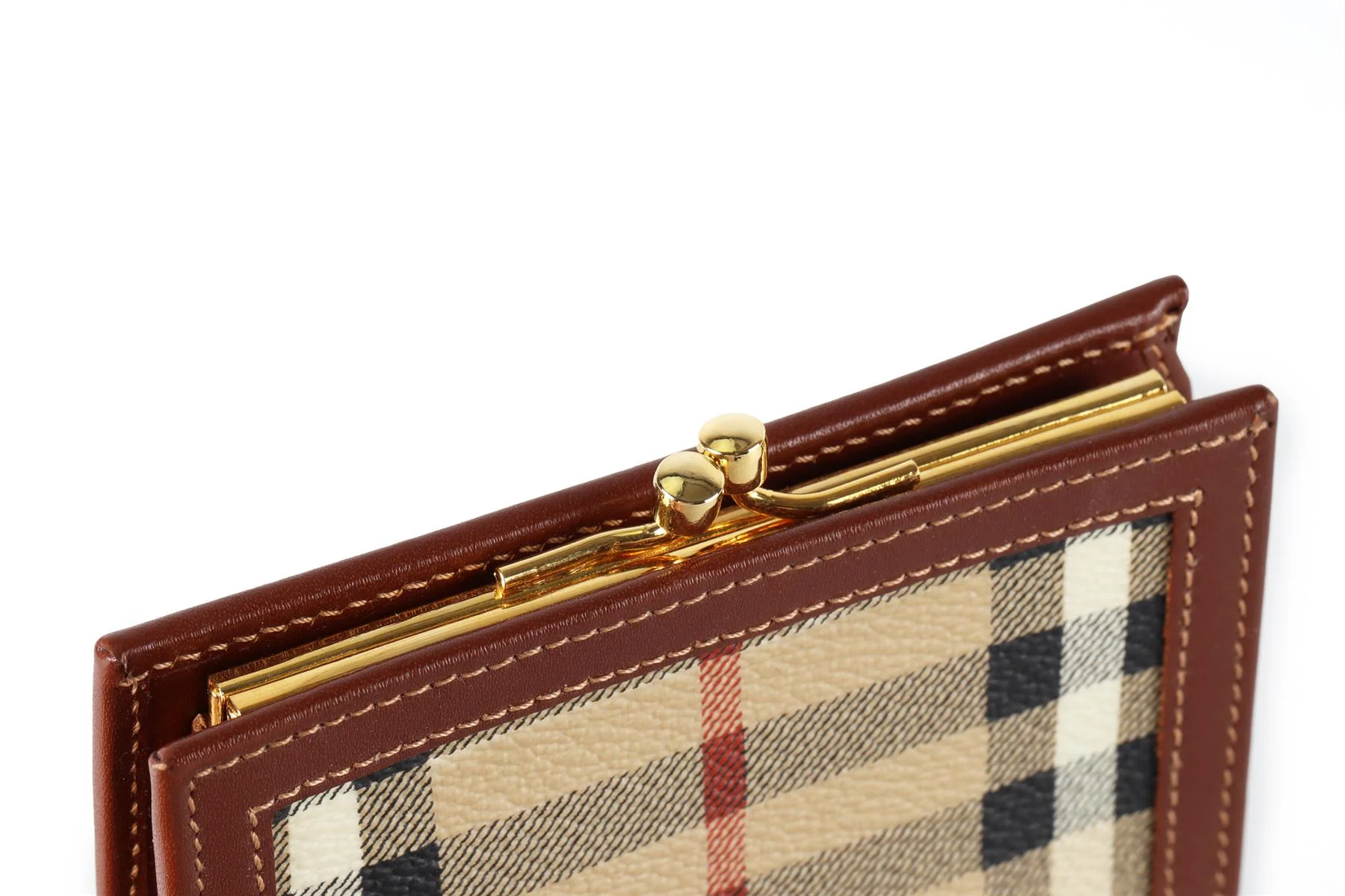 Burberry Brown Leather Wallet - Image 8