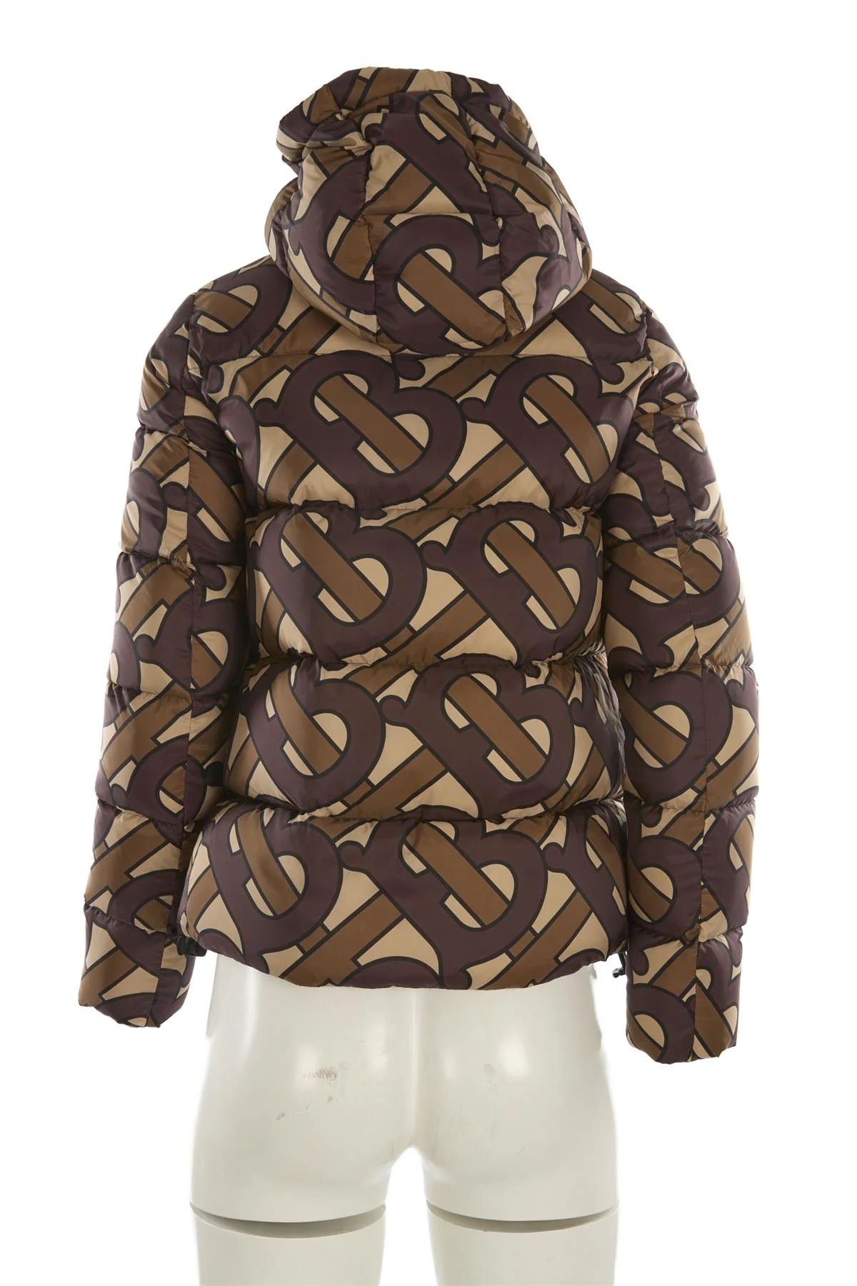 BURBERRY BROWN PADDED DOWN JACKET XSMALL - Image 4