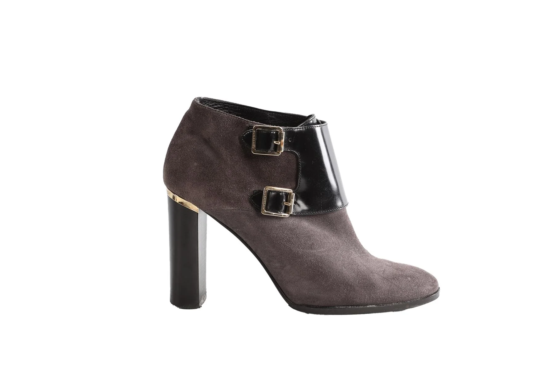 BURBERRY GREY SUEDE ANKLE BOOTS EU 40 UK 7 US 10 - Image 2