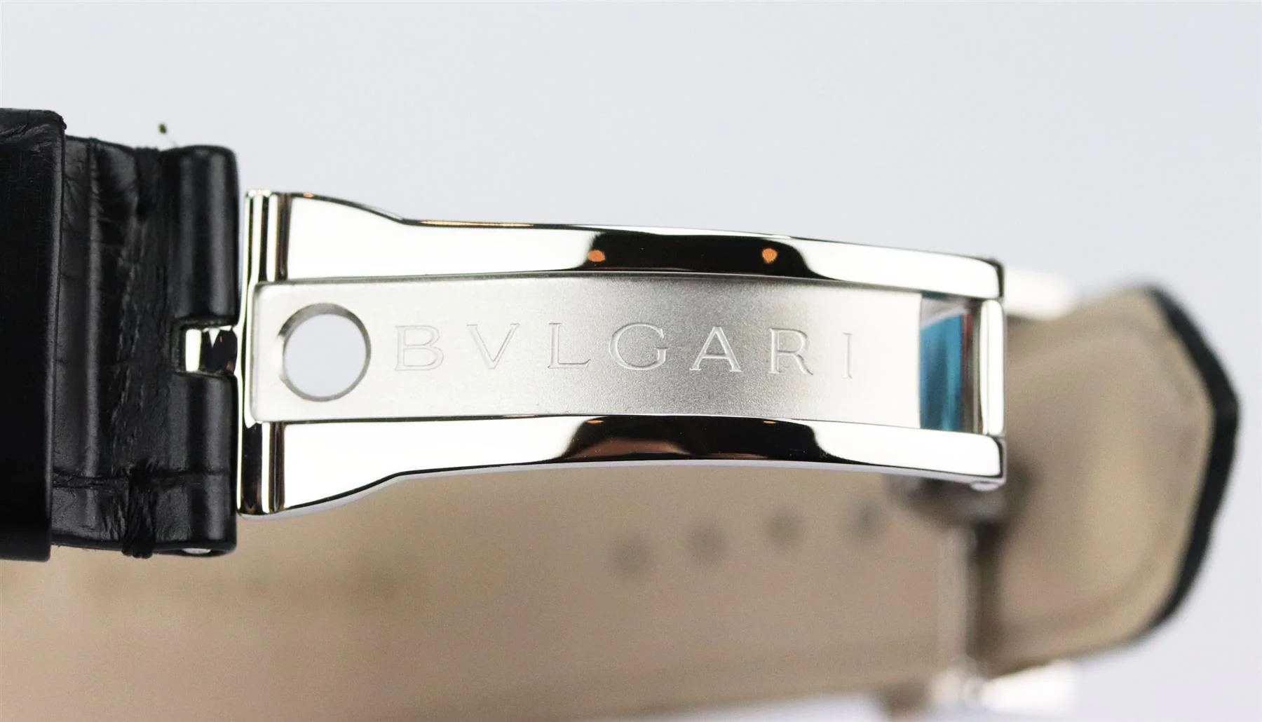BVLGARI OCTO VERLCISSIMO 42MM STAINLESS STEEL AND ALLIGATOR WATCH - Image 7