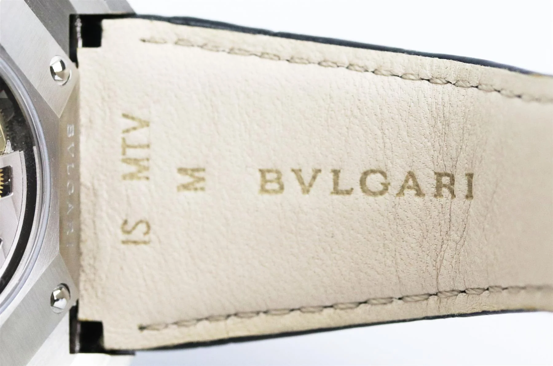 BVLGARI OCTO VERLCISSIMO 42MM STAINLESS STEEL AND ALLIGATOR WATCH - Image 9