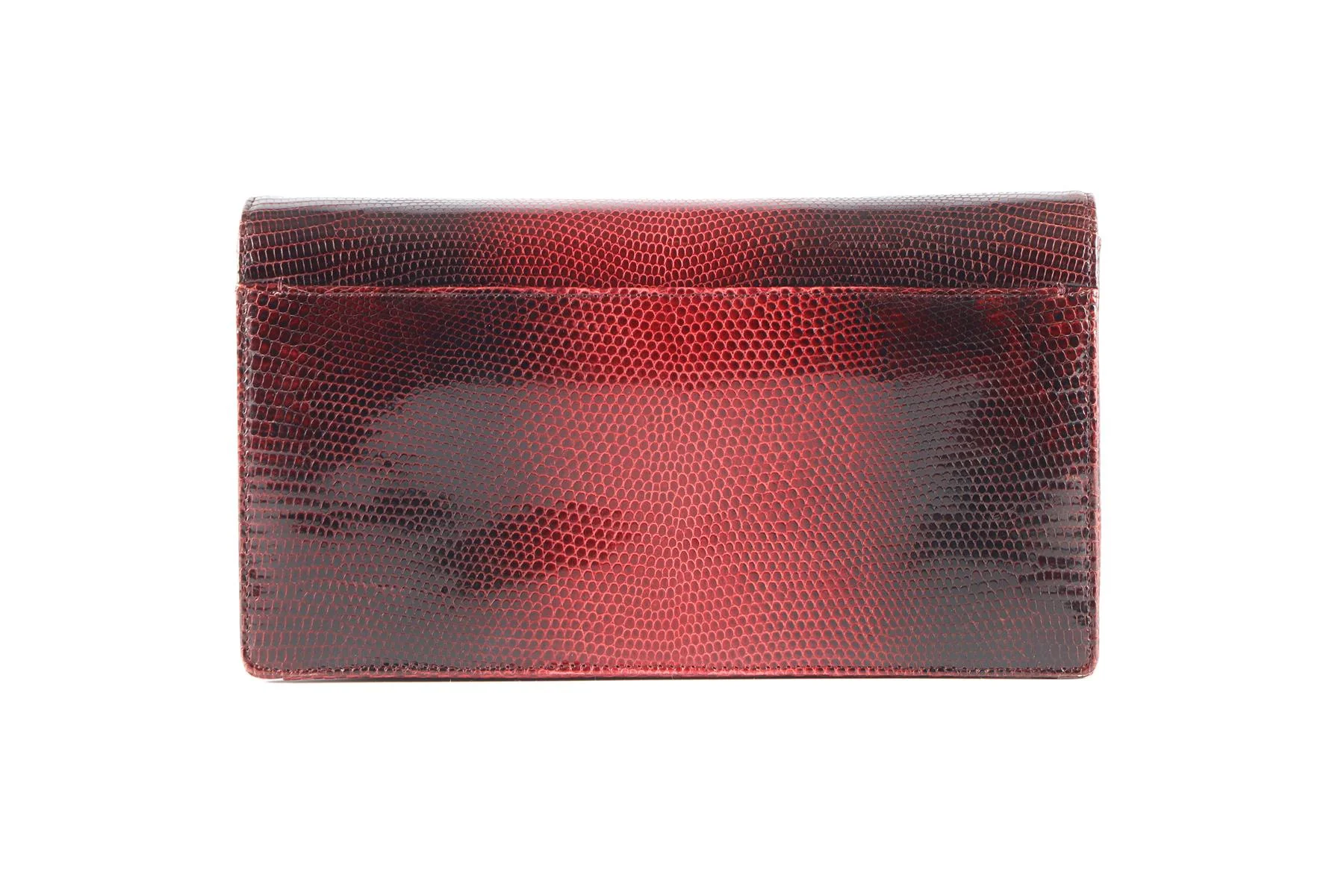 BVLGARI RED LIZARD CLUTCH - Image 7