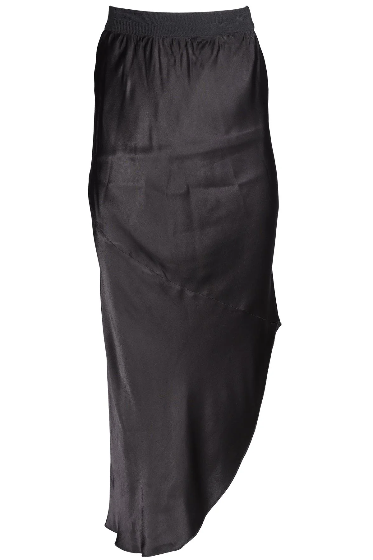 BY MALENE BIRGER BLACK SATIN MAXI SKIRT DE 32 UK 4