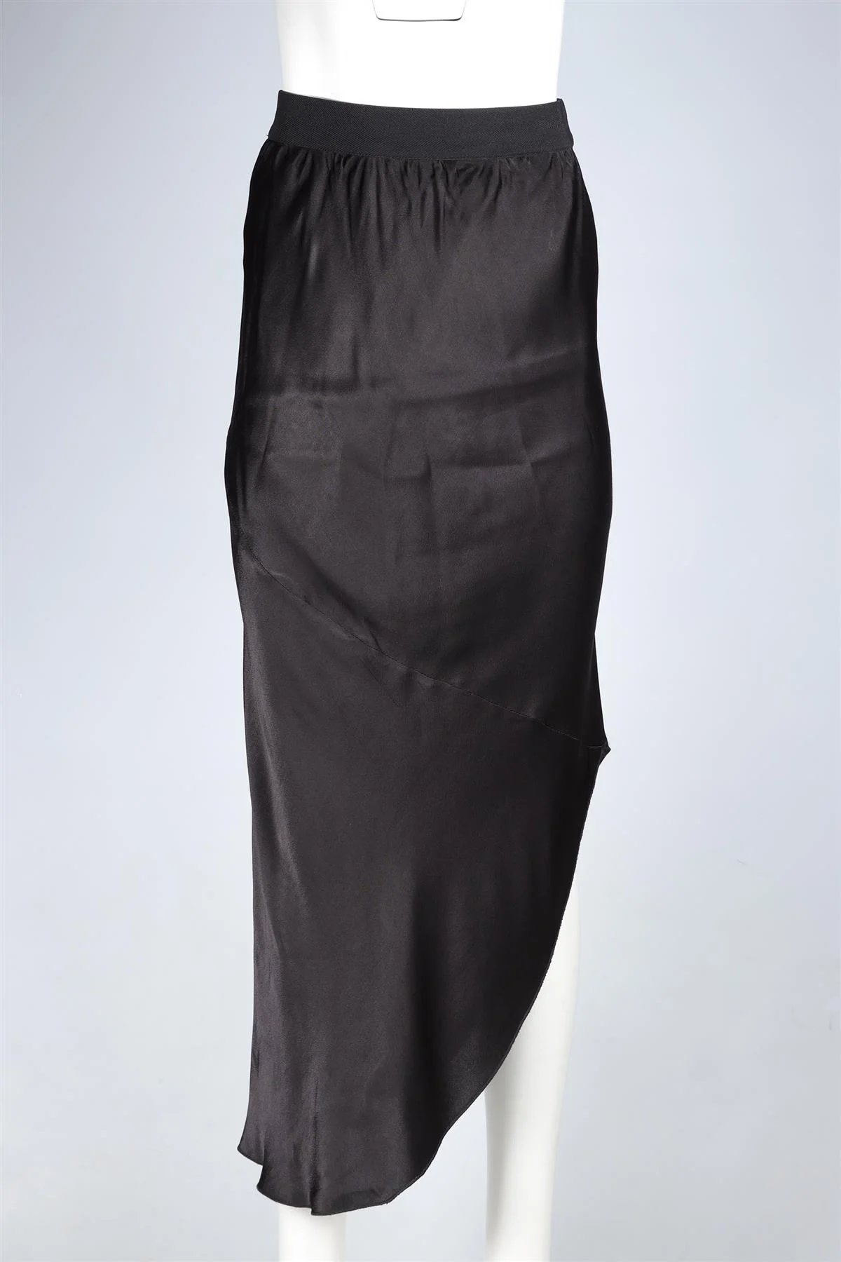 BY MALENE BIRGER BLACK SATIN MAXI SKIRT DE 32 UK 4 - Image 2