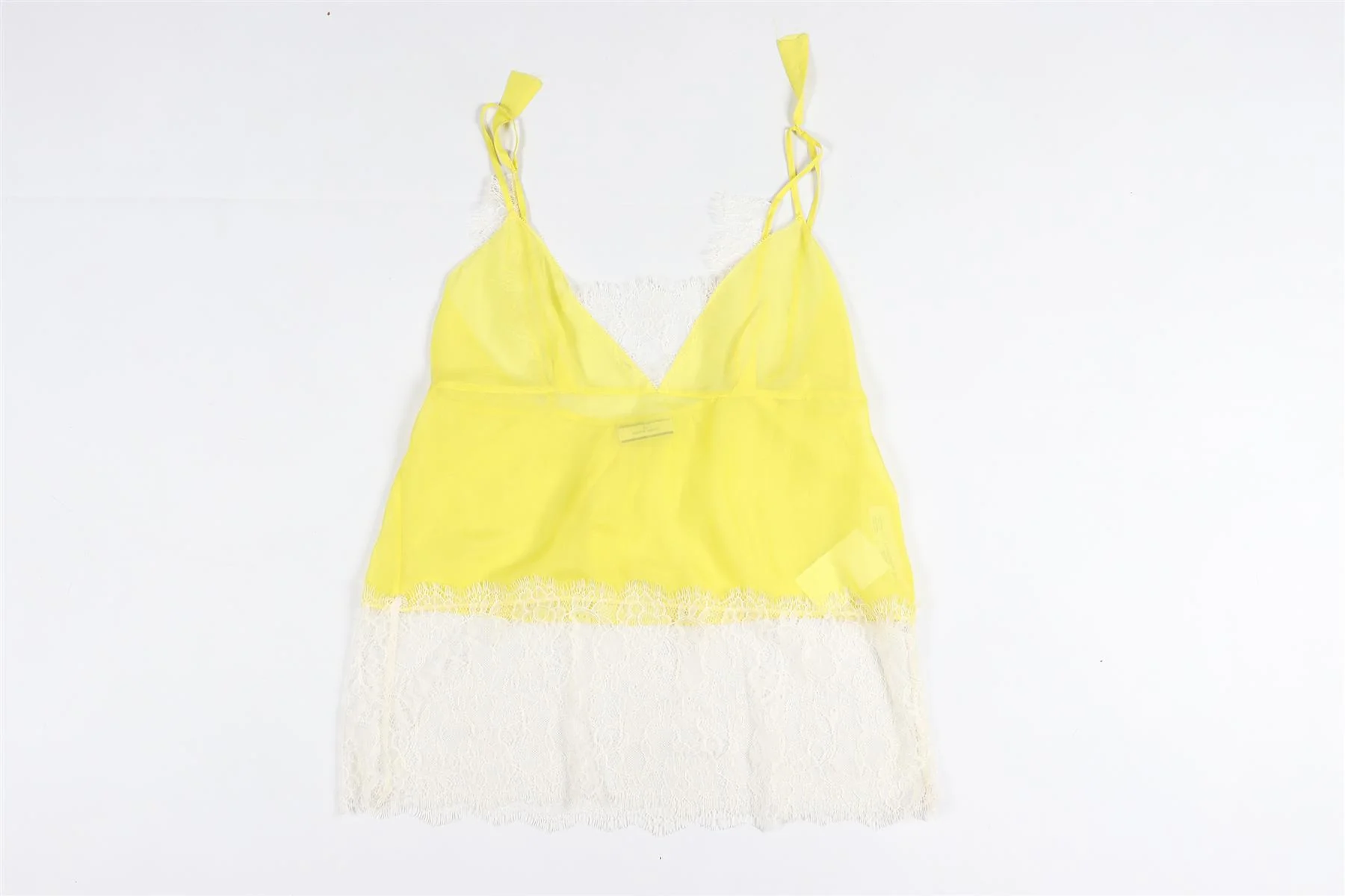 BY MALENE BIRGER YELLOW SILK TOP EU 36 UK 10 - Image 2