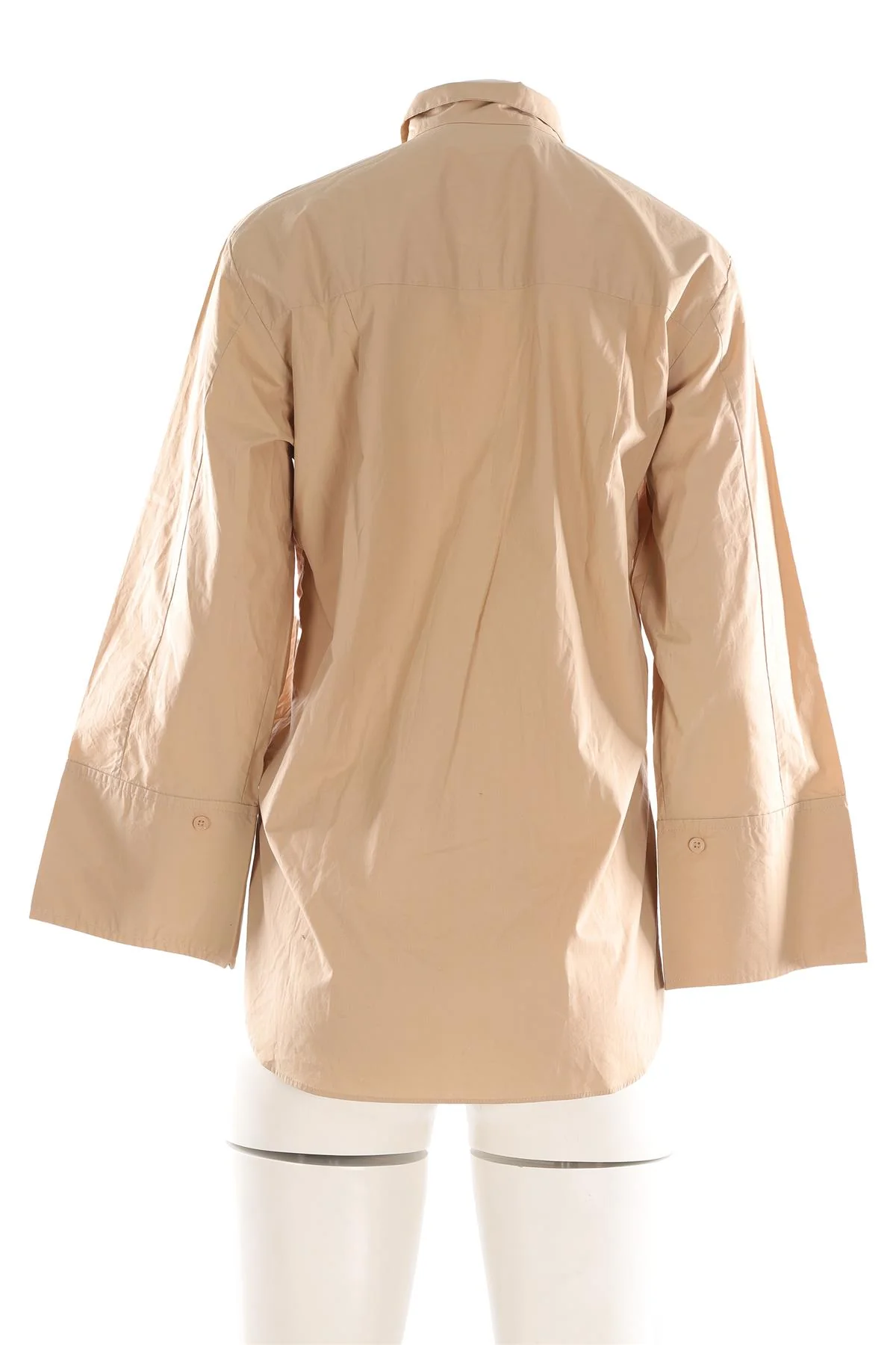 BY MARLENE BIRGER BEIGE COTTON SHIRT DE 34 UK 6 - Image 4