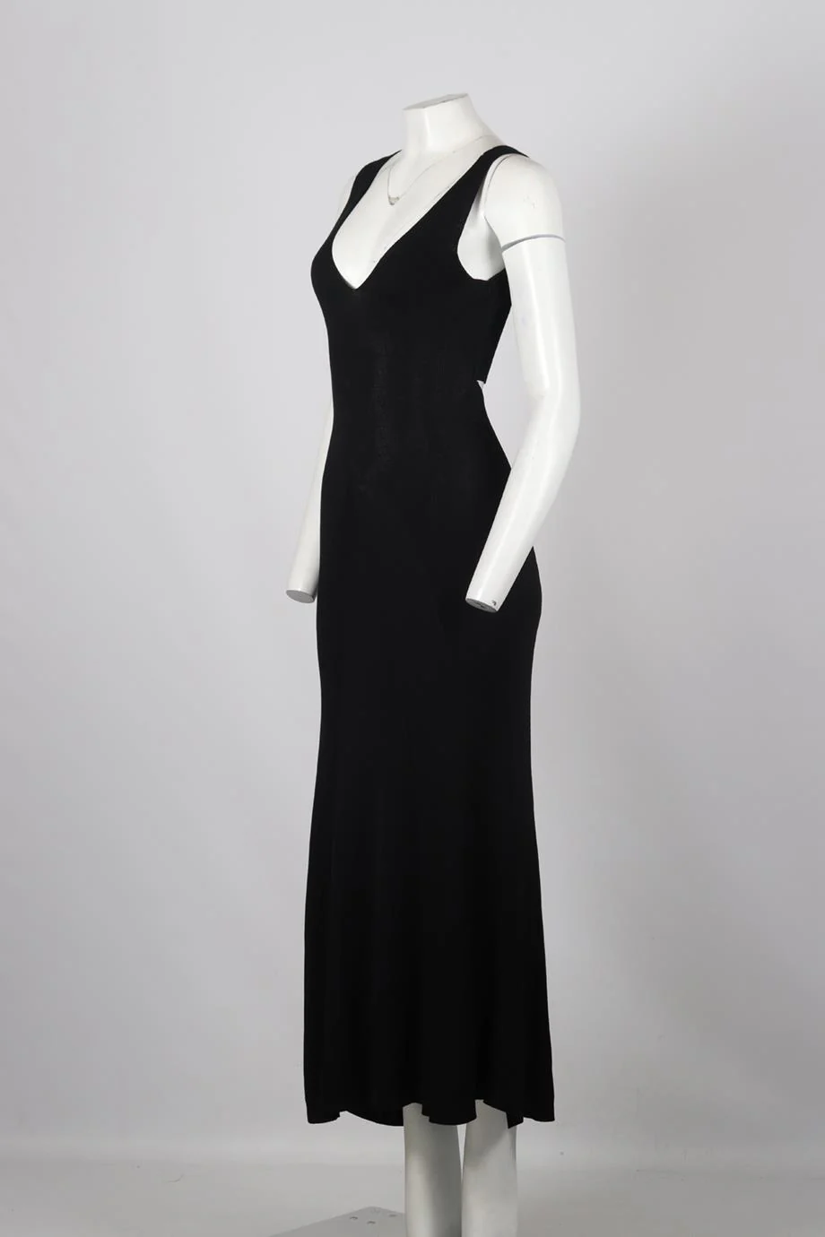 CAES CUTOUT COTTON BLEND MAXI DRESS MEDIUM - Image 3