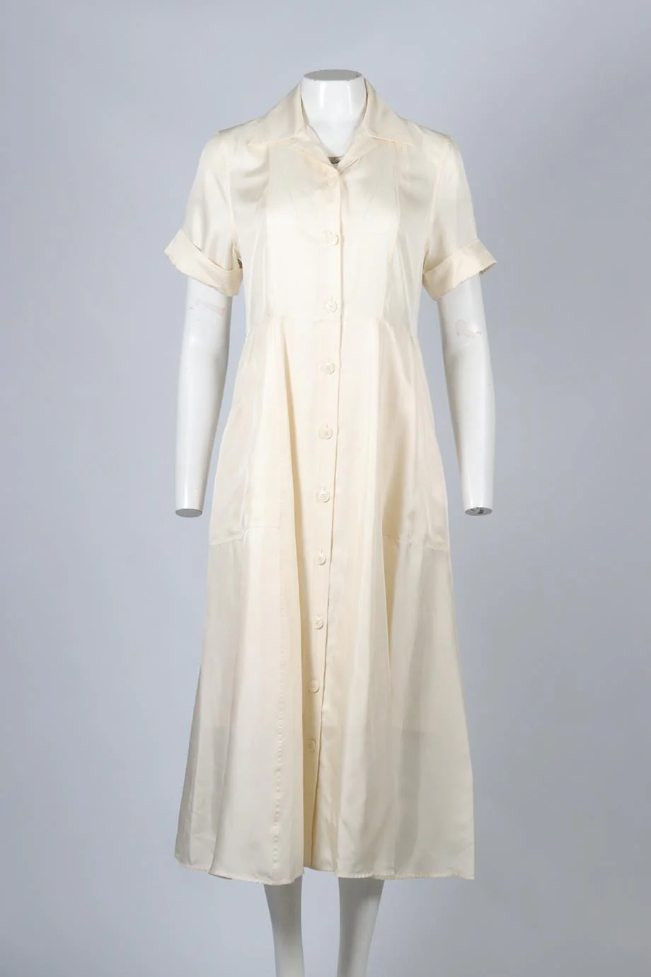 CALVIN KLEIN SILK MAXI DRESS IT 40 UK 8 - Image 2