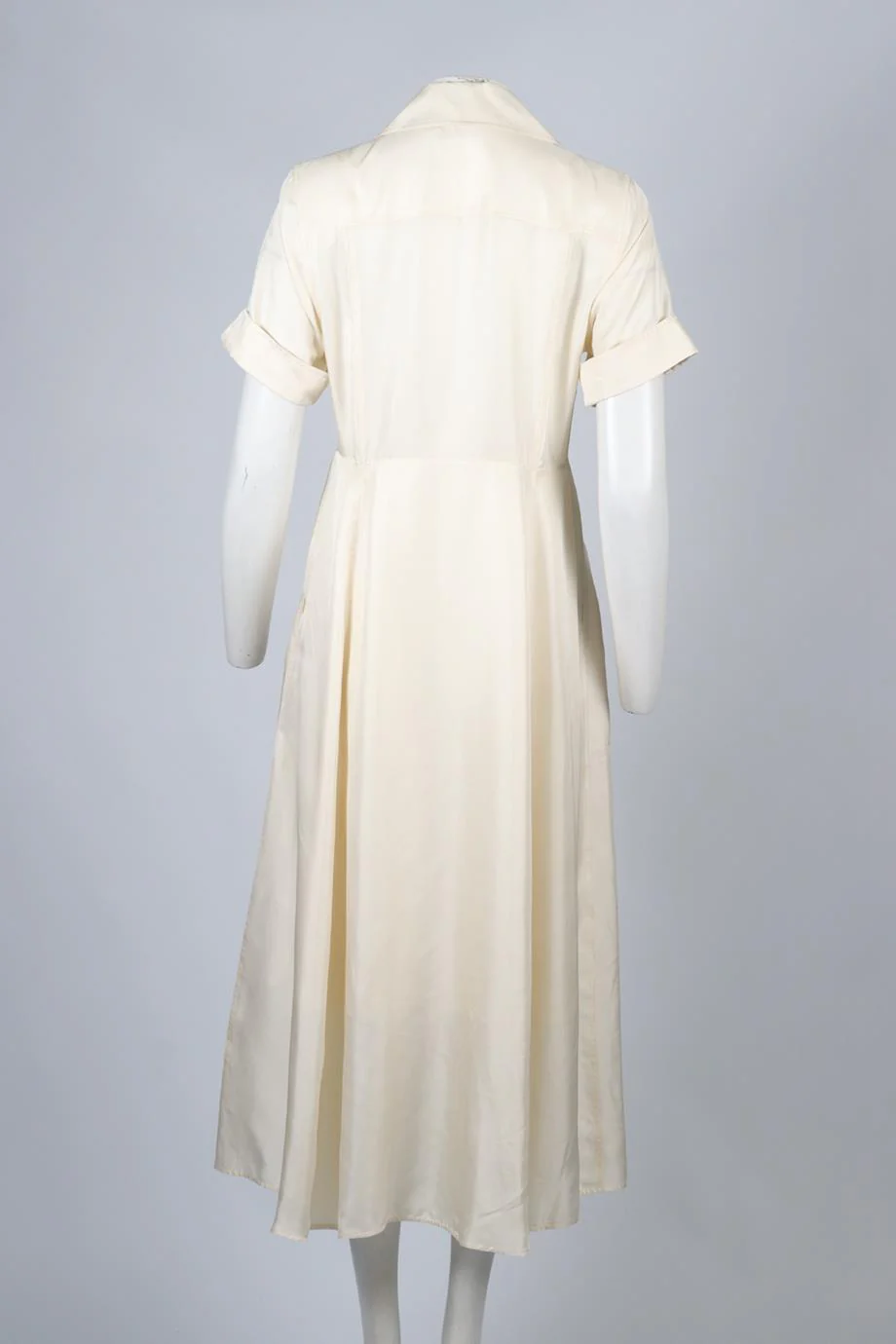 CALVIN KLEIN SILK MAXI DRESS IT 40 UK 8 - Image 4