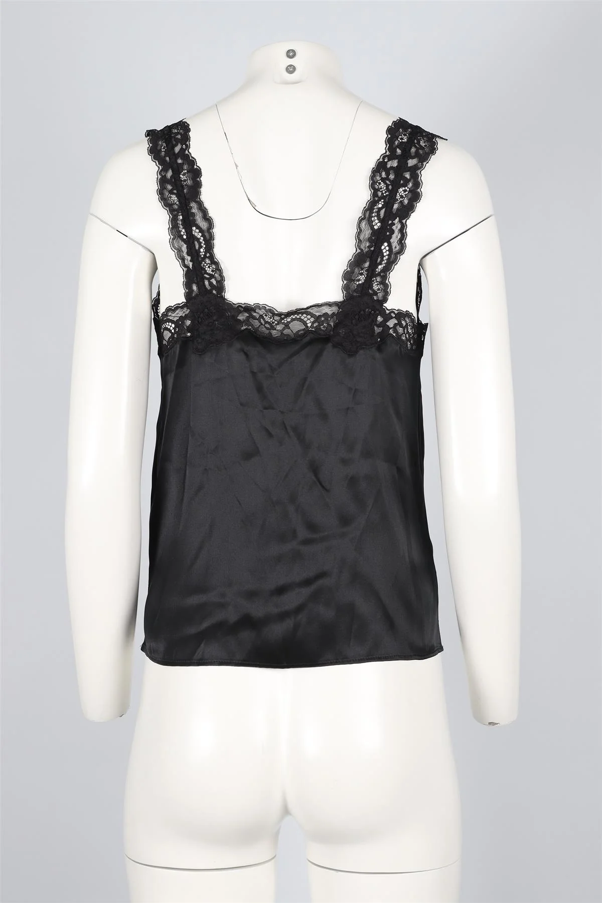CAMI NYC BLACK SILK TOP XSMALL - Image 4