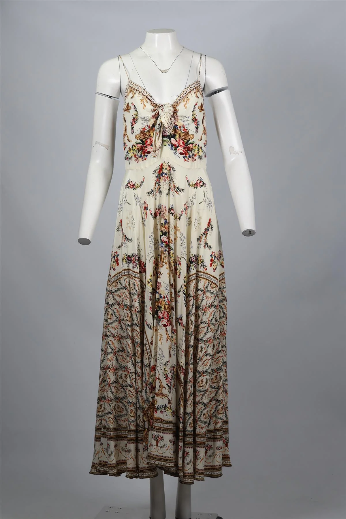 CAMILLA CRYSTAL AND SILK MAXI DRESS MEDIUM - Image 2