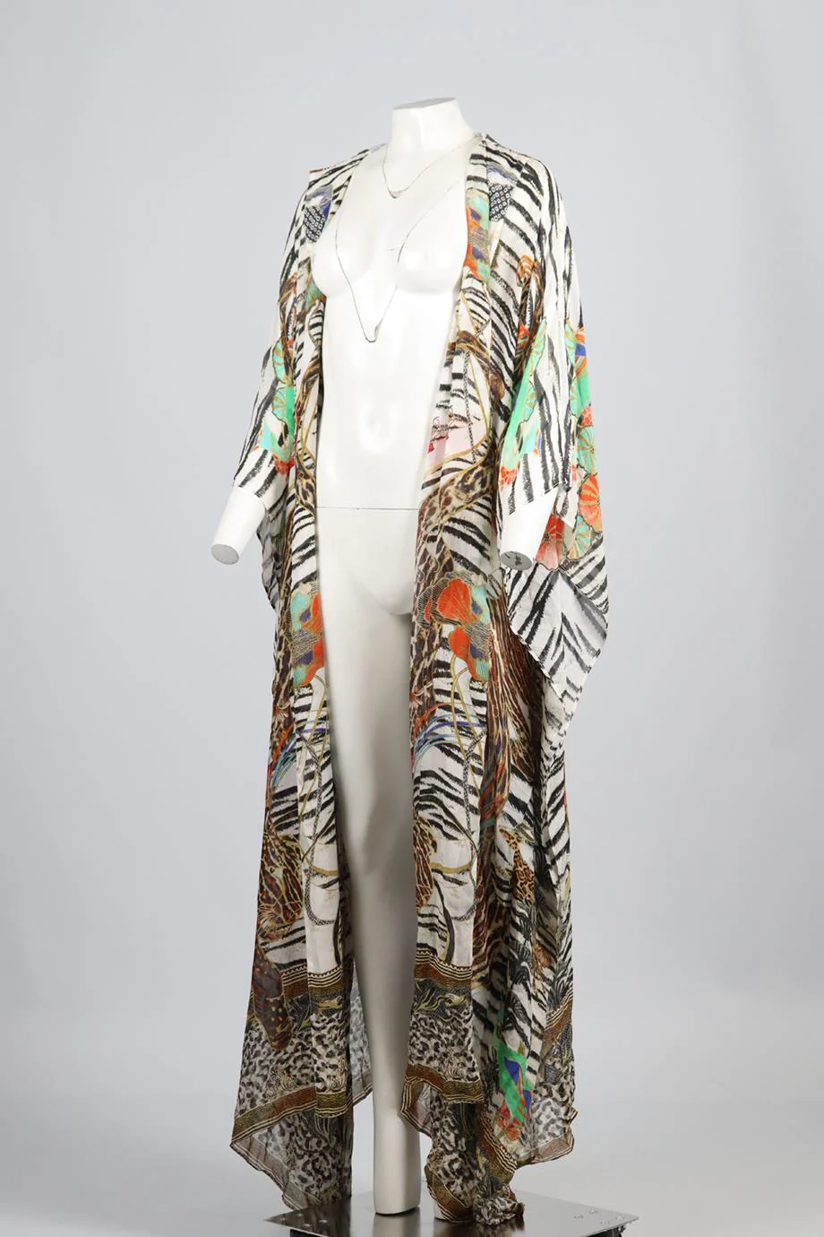 CAMILLA SILK ROBE ONE SIZE - Image 3