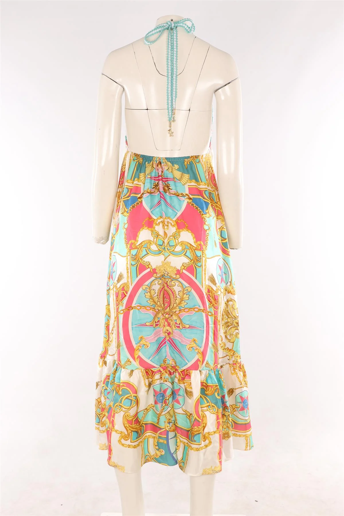 CAMILLA WHITE LINEN MINI DRESS MEDIUM - Image 4