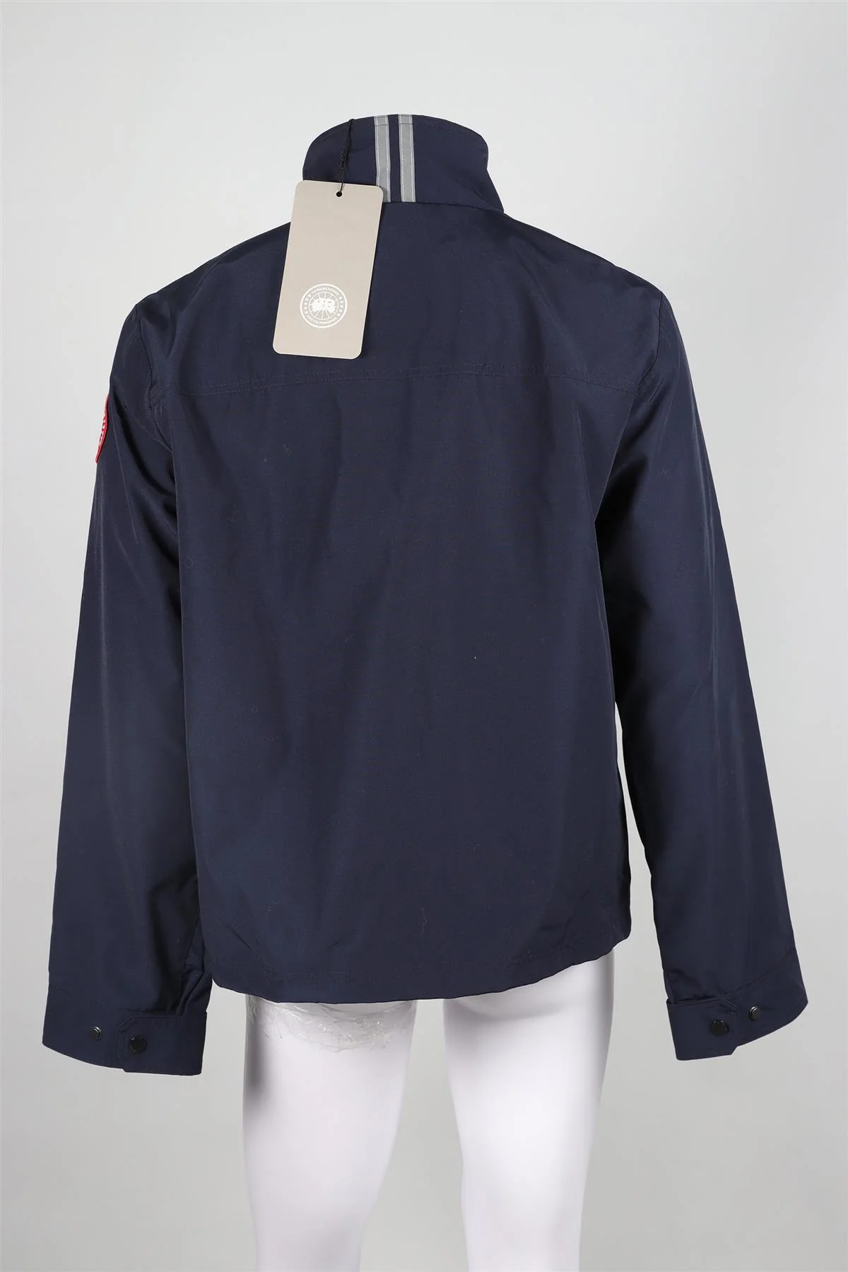 CANADA GOOSE NAVY MEN'S COTTON JACKET LARGE - Image 4