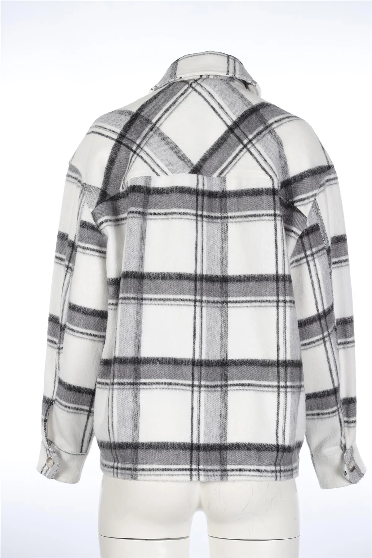CARBON38 MULTI FLANNEL JACKET SMALL - Image 4