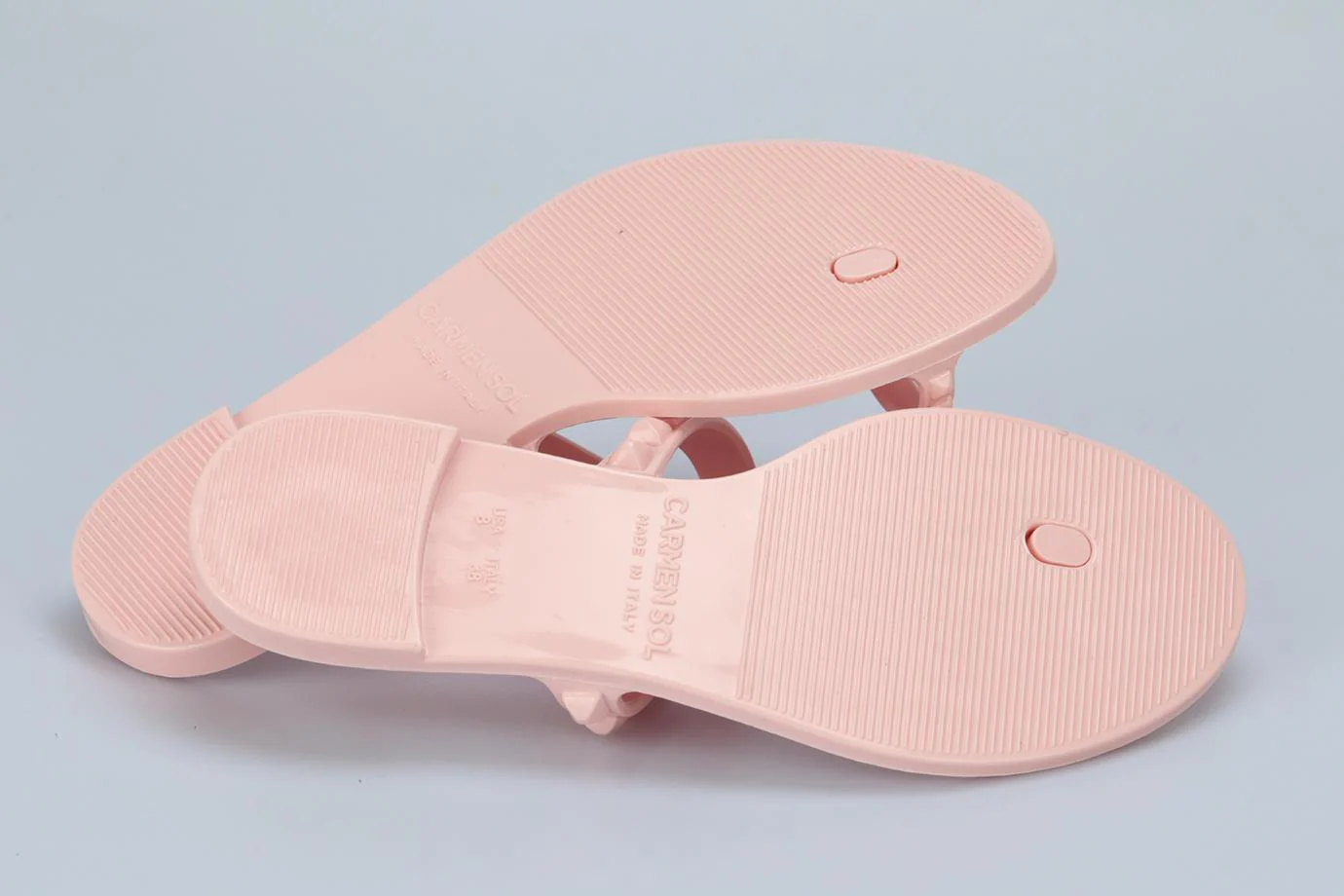 CARMEN SOL STUDDED RUBBER SLIDES EU 38 UK 5 US 8 - Image 5