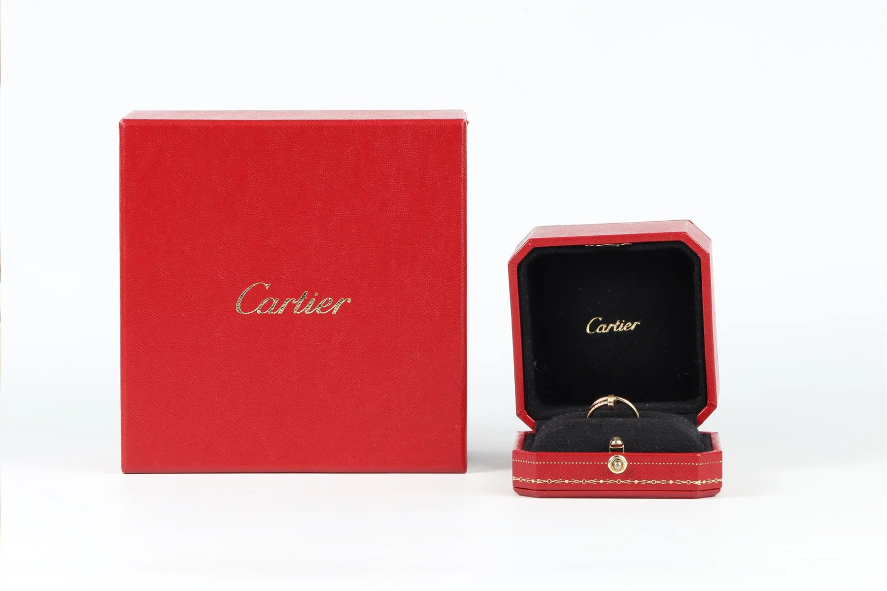 CARTIER GOLD JUSTE UN CLOU SMALL 18K YELLOW GOLD RING 47MM - Image 9