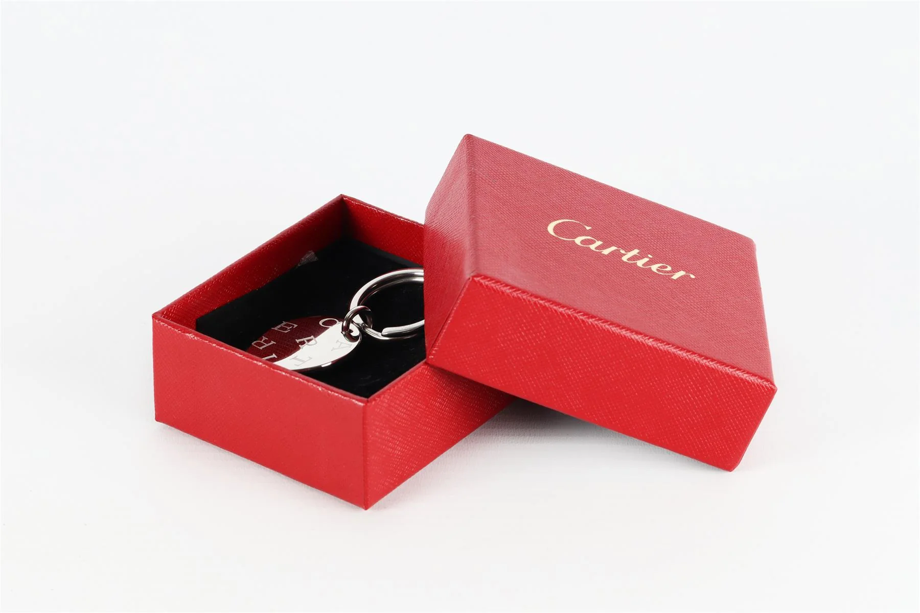 Cartier Silver Metal Key Ring - Image 6