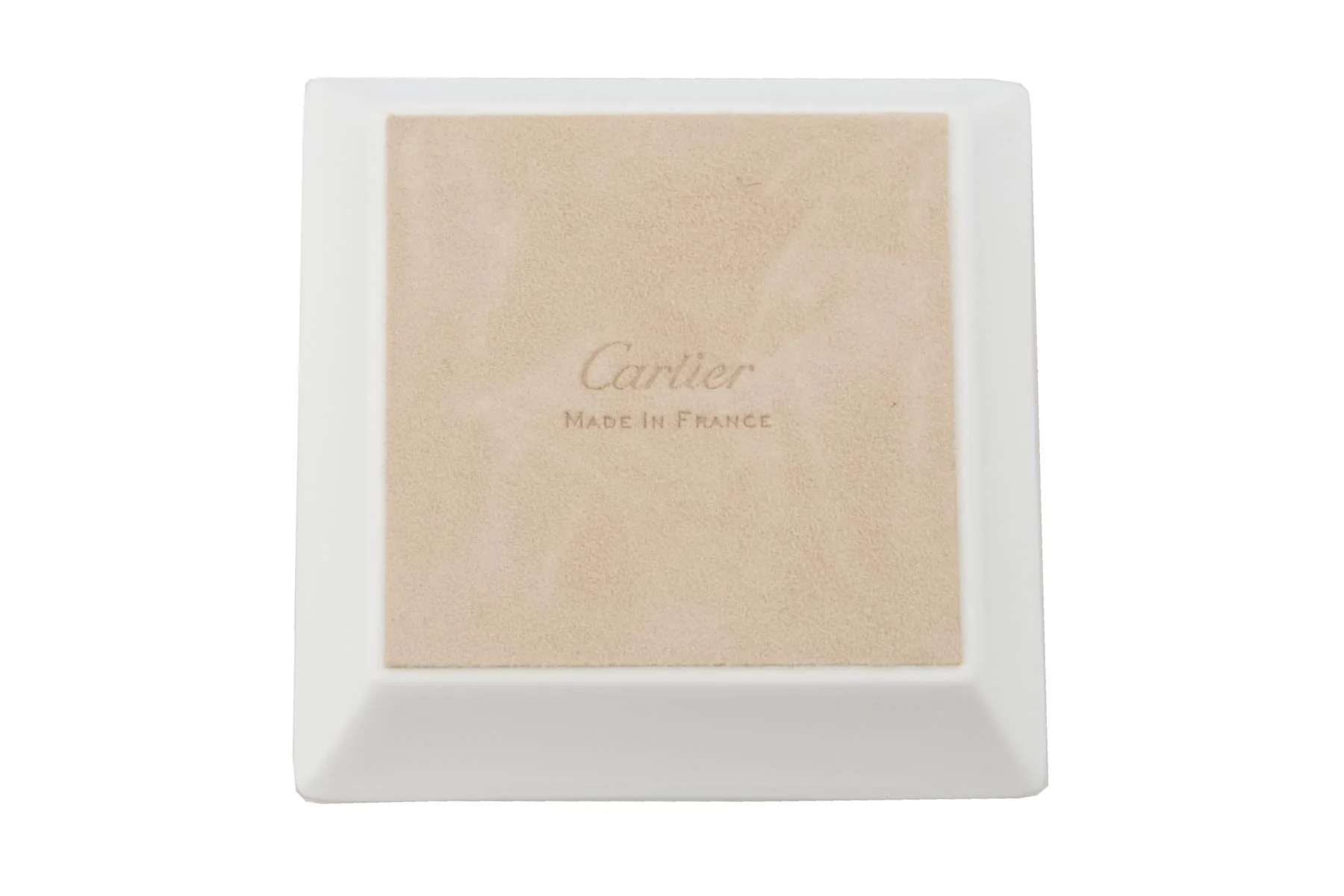 CARTIER WHITE DIABOLO DE CARTIER SET OF 4 TRINKET TRAYS - Image 4