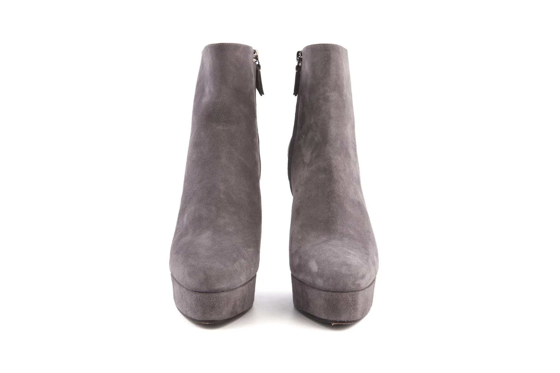 CASADEI GREY SUEDE ANKLE BOOTS EU 40 UK 7 US 10 - Image 3