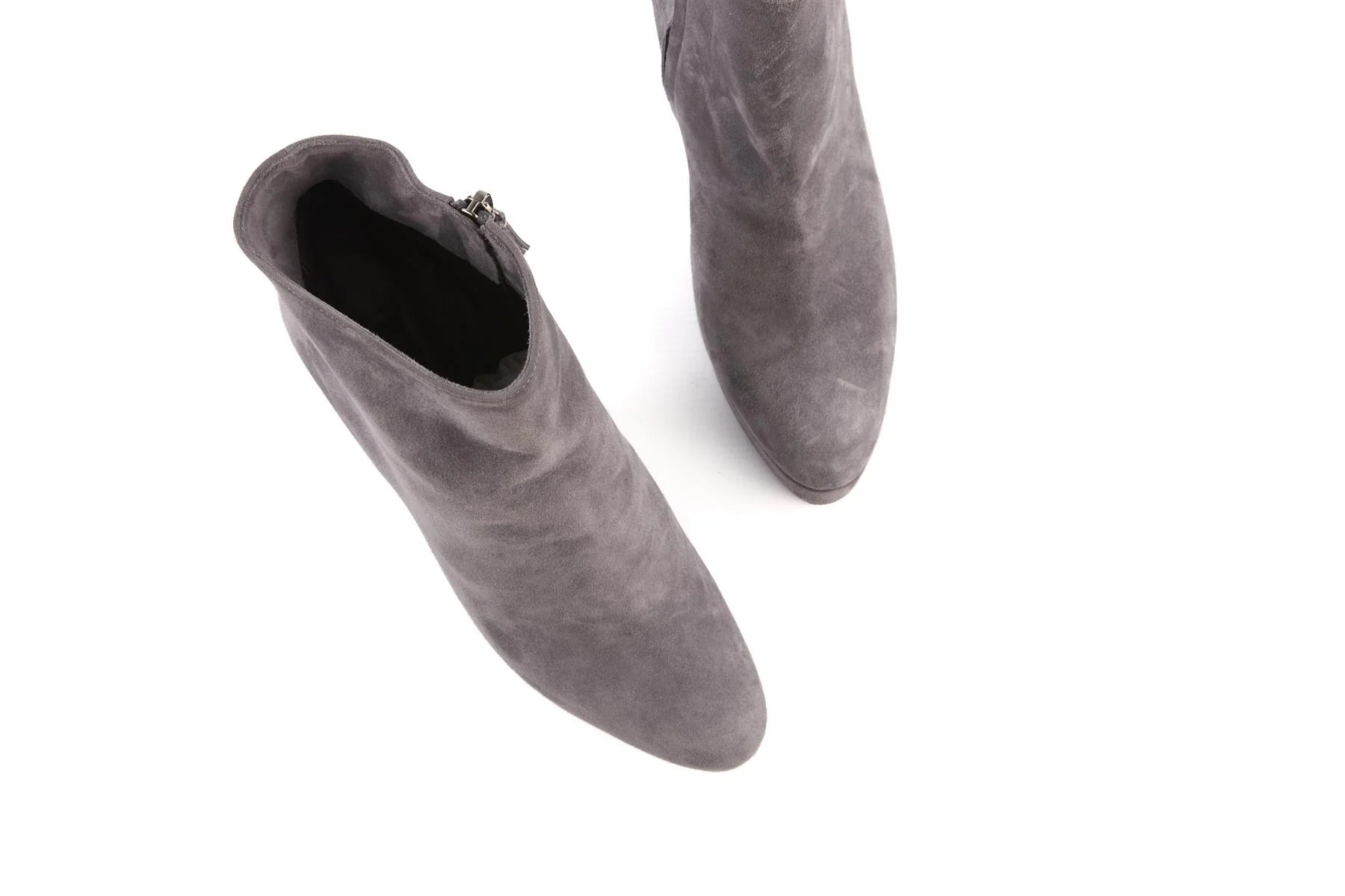CASADEI GREY SUEDE ANKLE BOOTS EU 40 UK 7 US 10 - Image 4