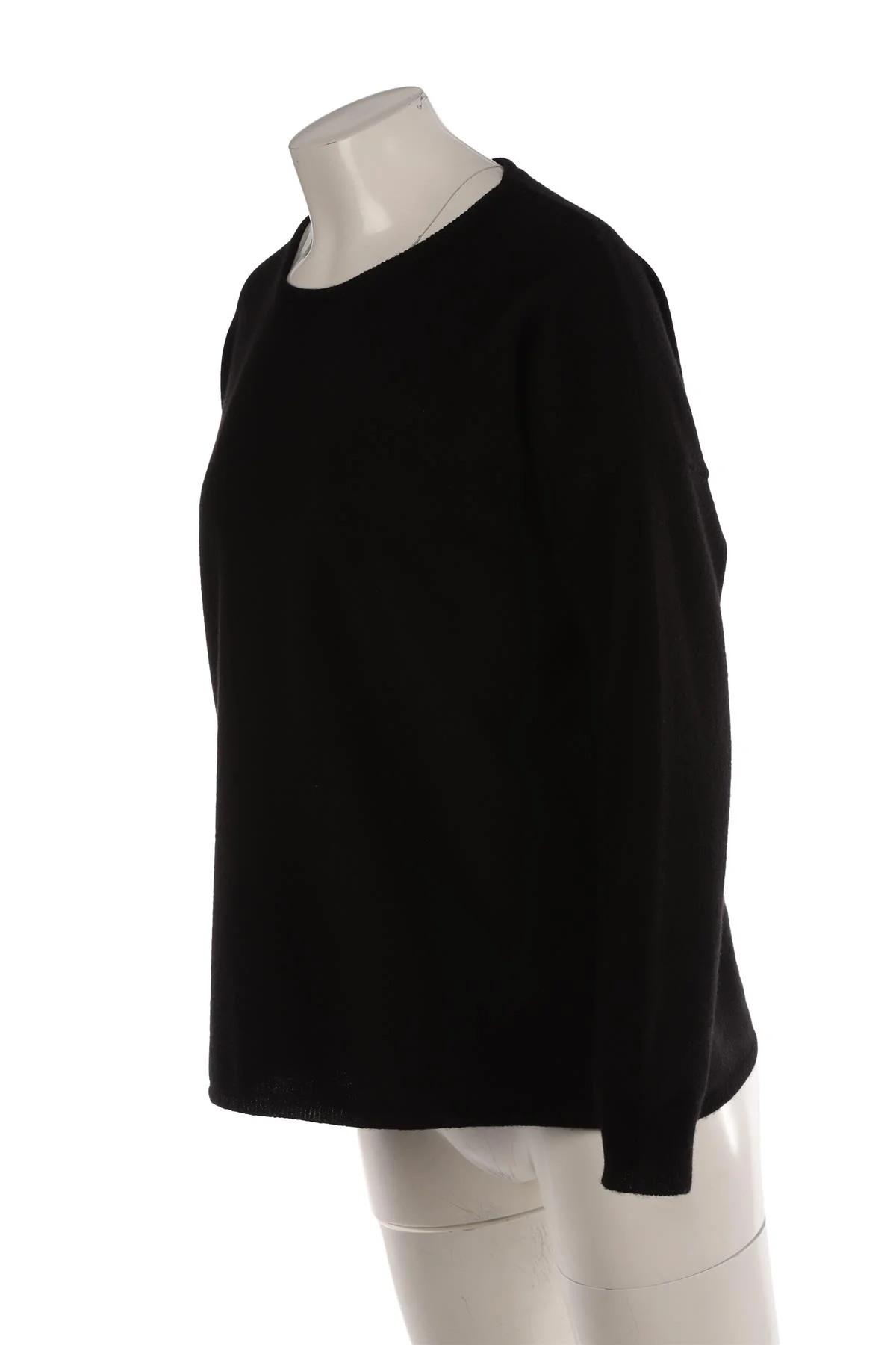 CASHMERITALY BLACK CASHMERE SWEATER MEDIUM - Image 3