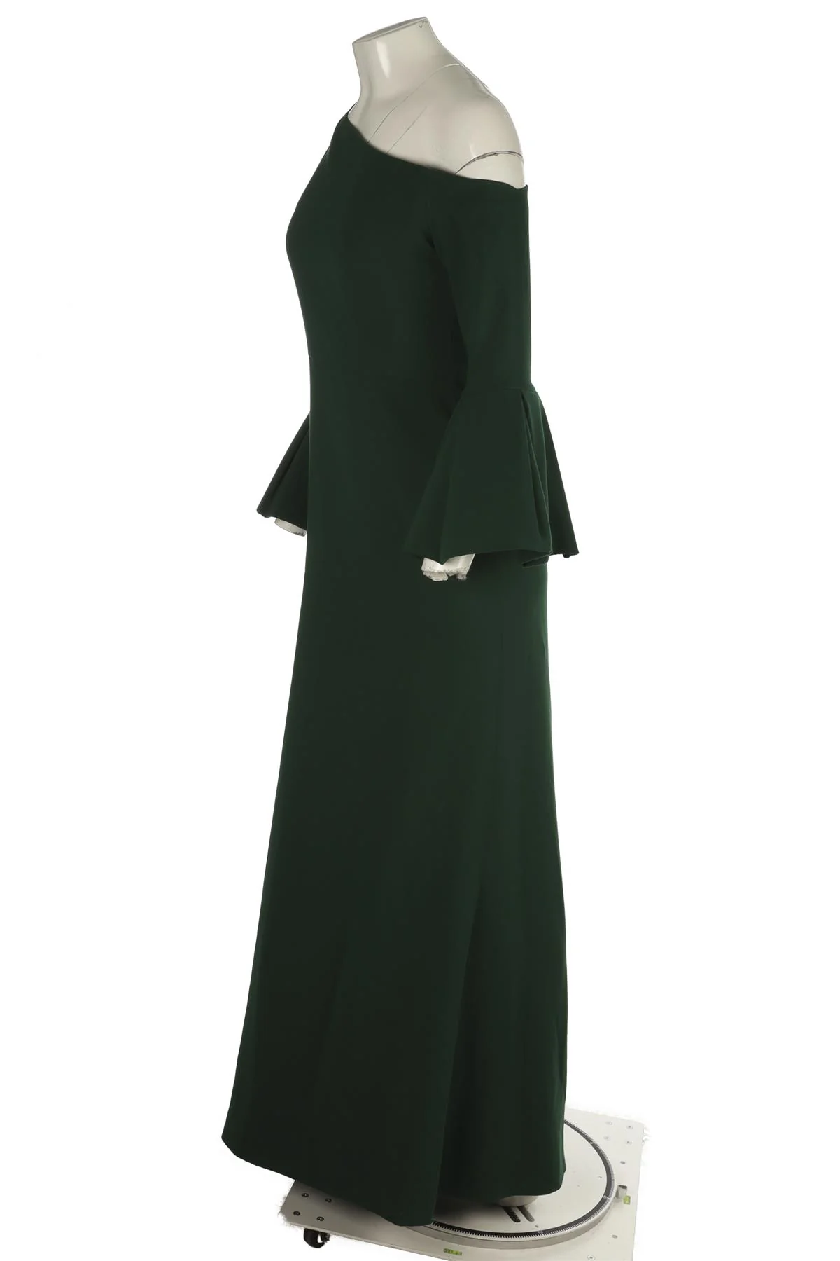 CELIA KRITHARIOTI ASYMMETRIC WOVEN MAXI DRESS UK 10 - Image 3