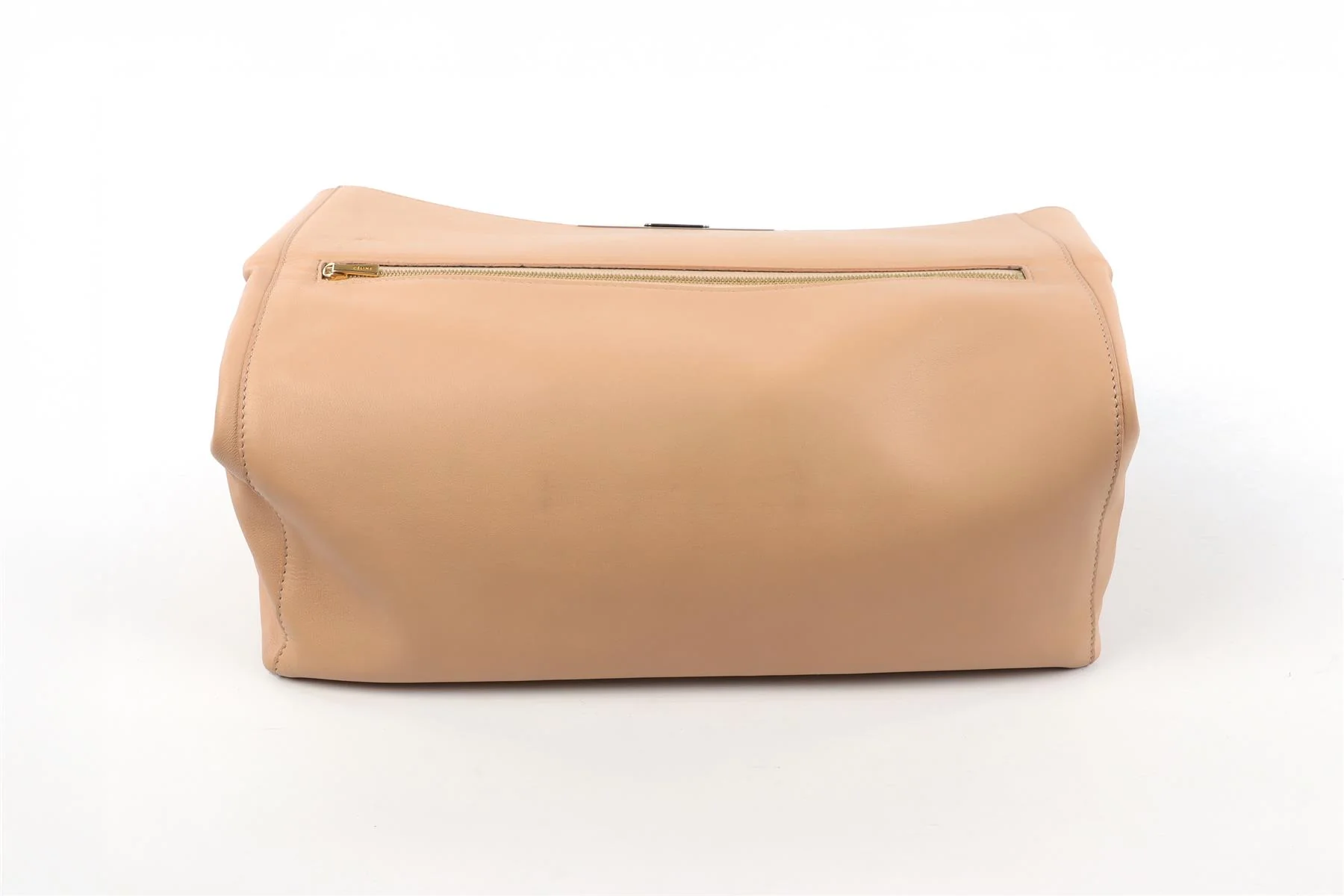 CELINE BEIGE BLADE LEATHER CLUTCH - Image 11