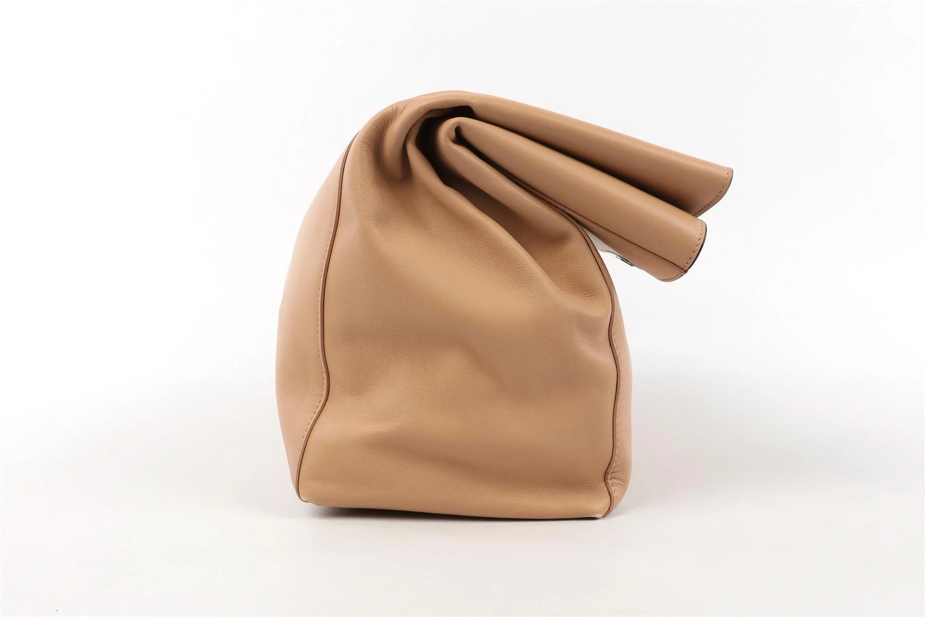 CELINE BEIGE BLADE LEATHER CLUTCH - Image 4