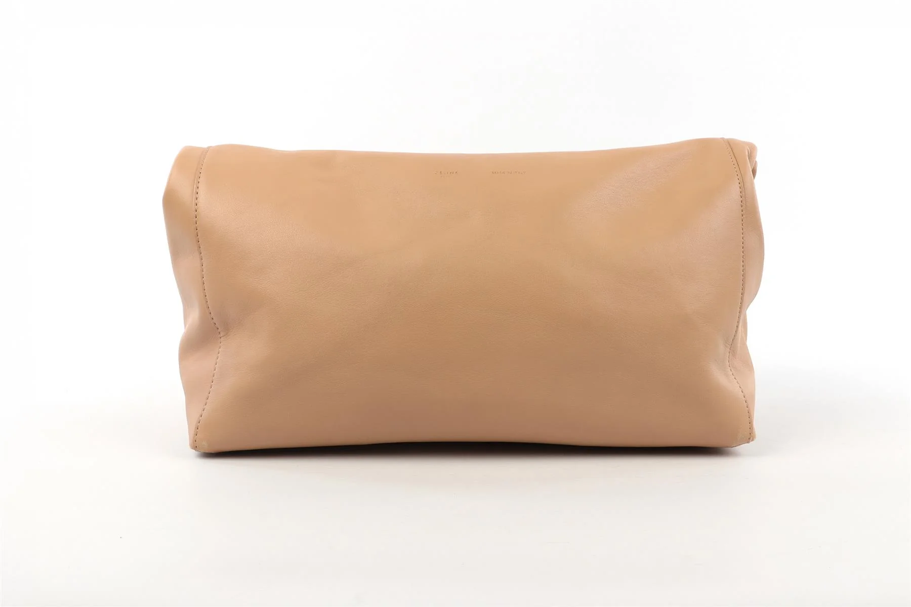 CELINE BEIGE BLADE LEATHER CLUTCH - Image 6
