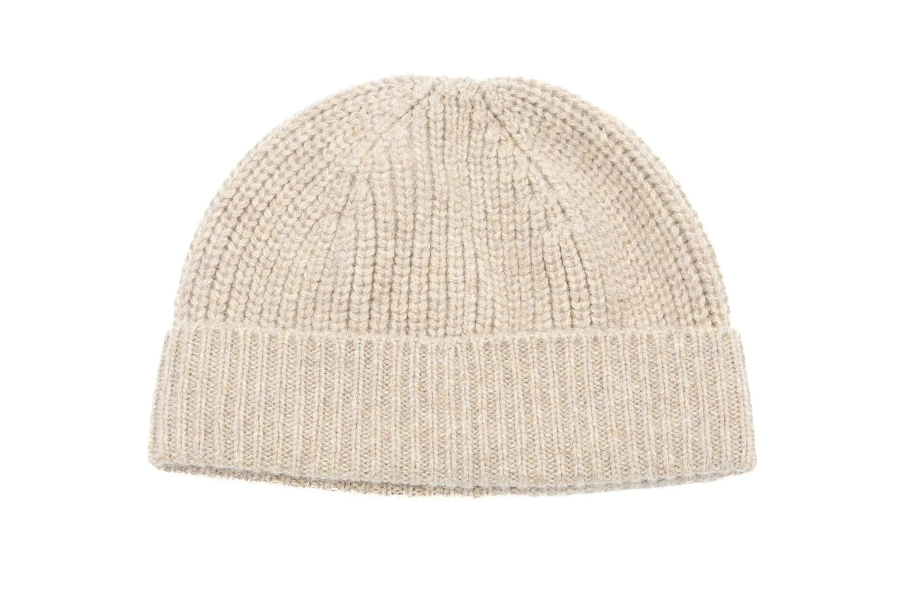 CELINE BEIGE TRIOMPHE CASHMERE BEANIE ONE SIZE - Image 4