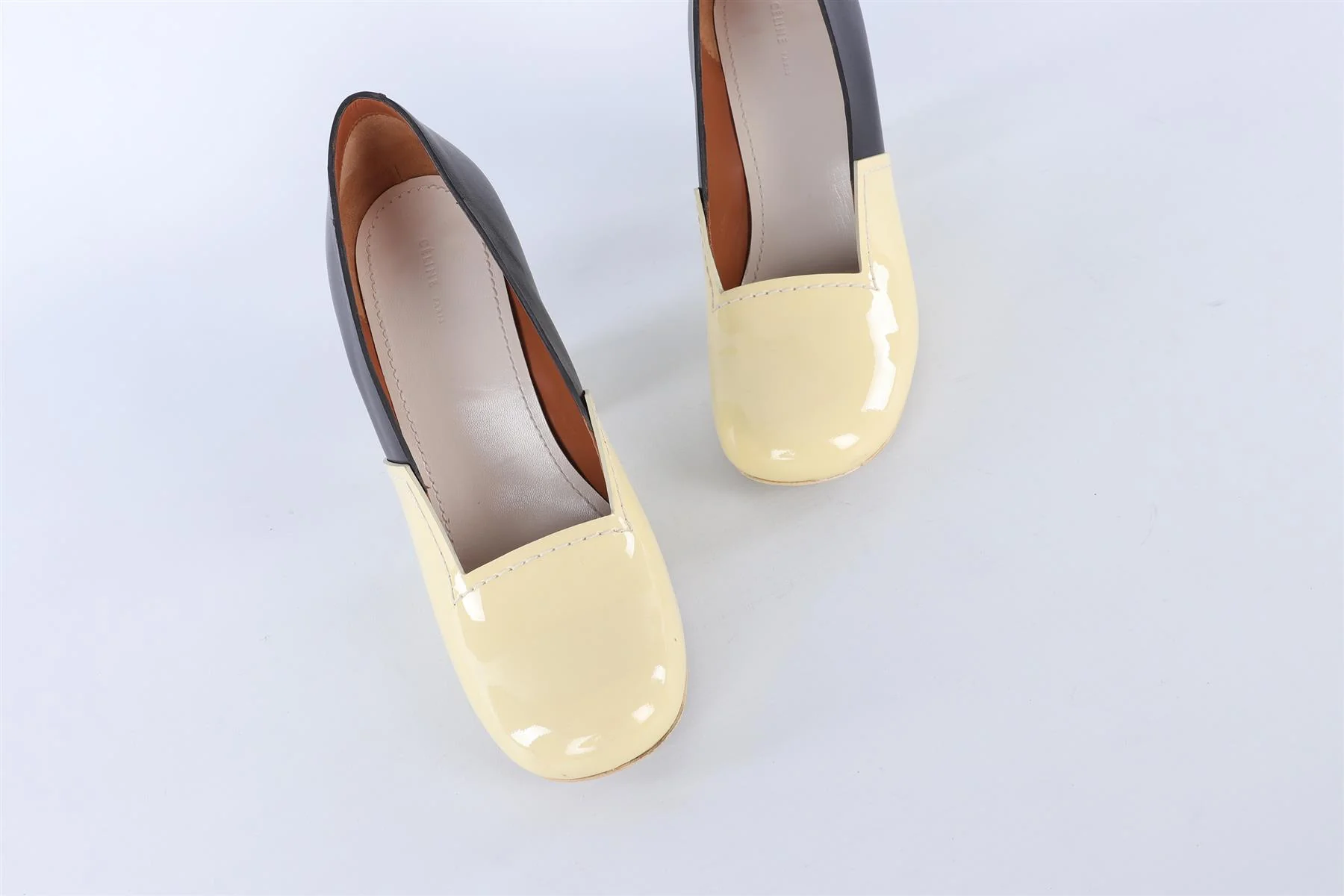 CELINE BLACK LEATHER PUMPS EU 38 UK 5 - Image 4