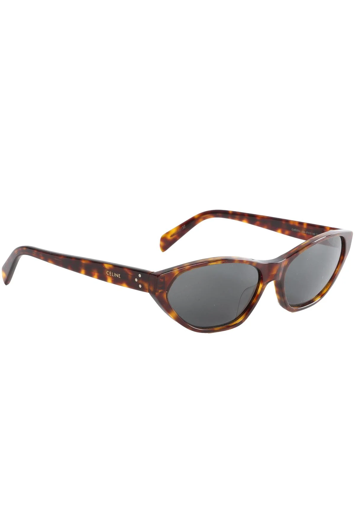 CELINE BROWN CAT EYE ACETATE SUNGLASSES