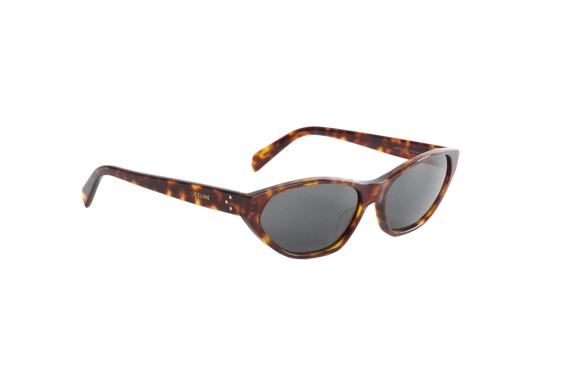 CELINE BROWN CAT EYE ACETATE SUNGLASSES - Image 2