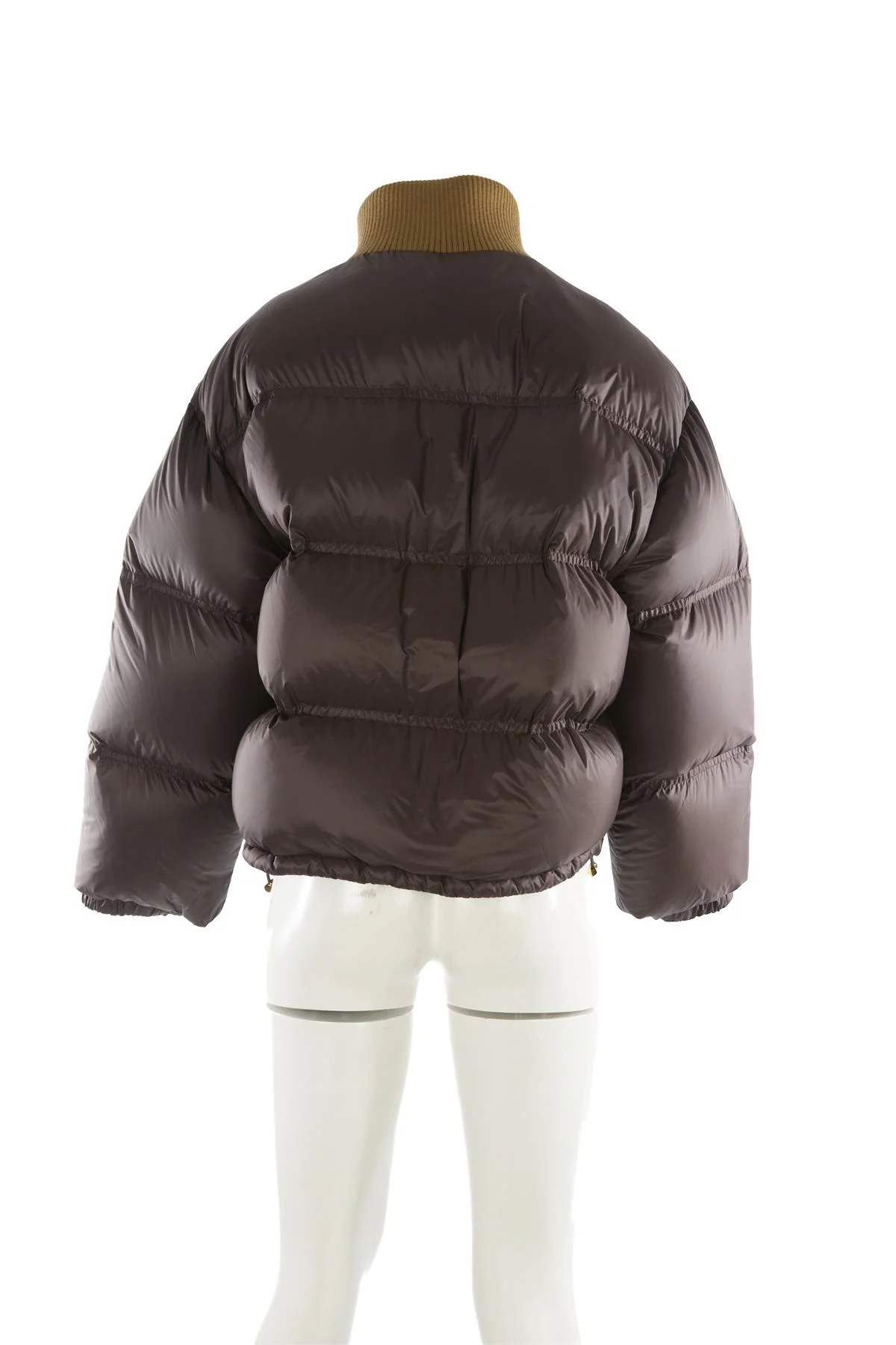 CELINE BROWN PADDED DOWN JACKET FR 42 UK 14 - Image 4