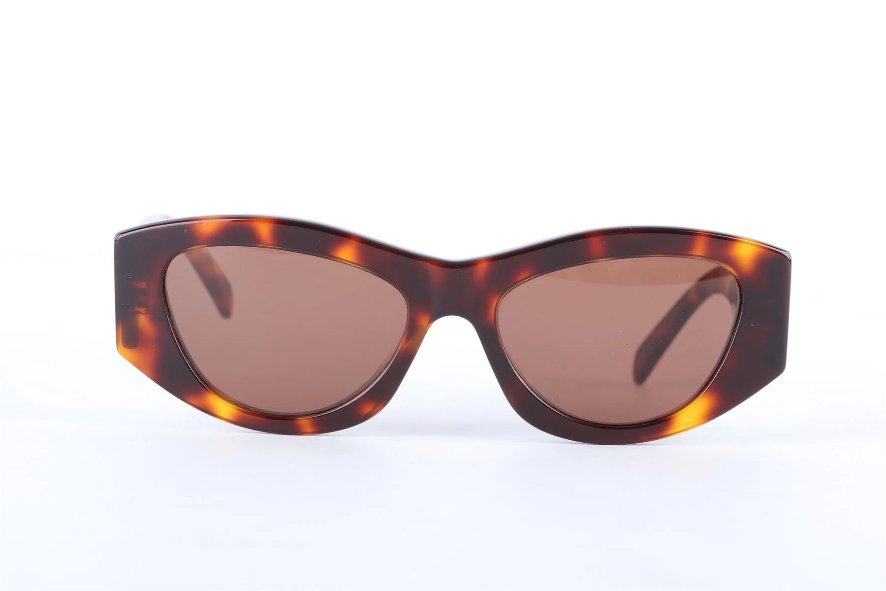 CELINE BROWN TRIOMPHE ACETATE SUNGLASSES - Image 3