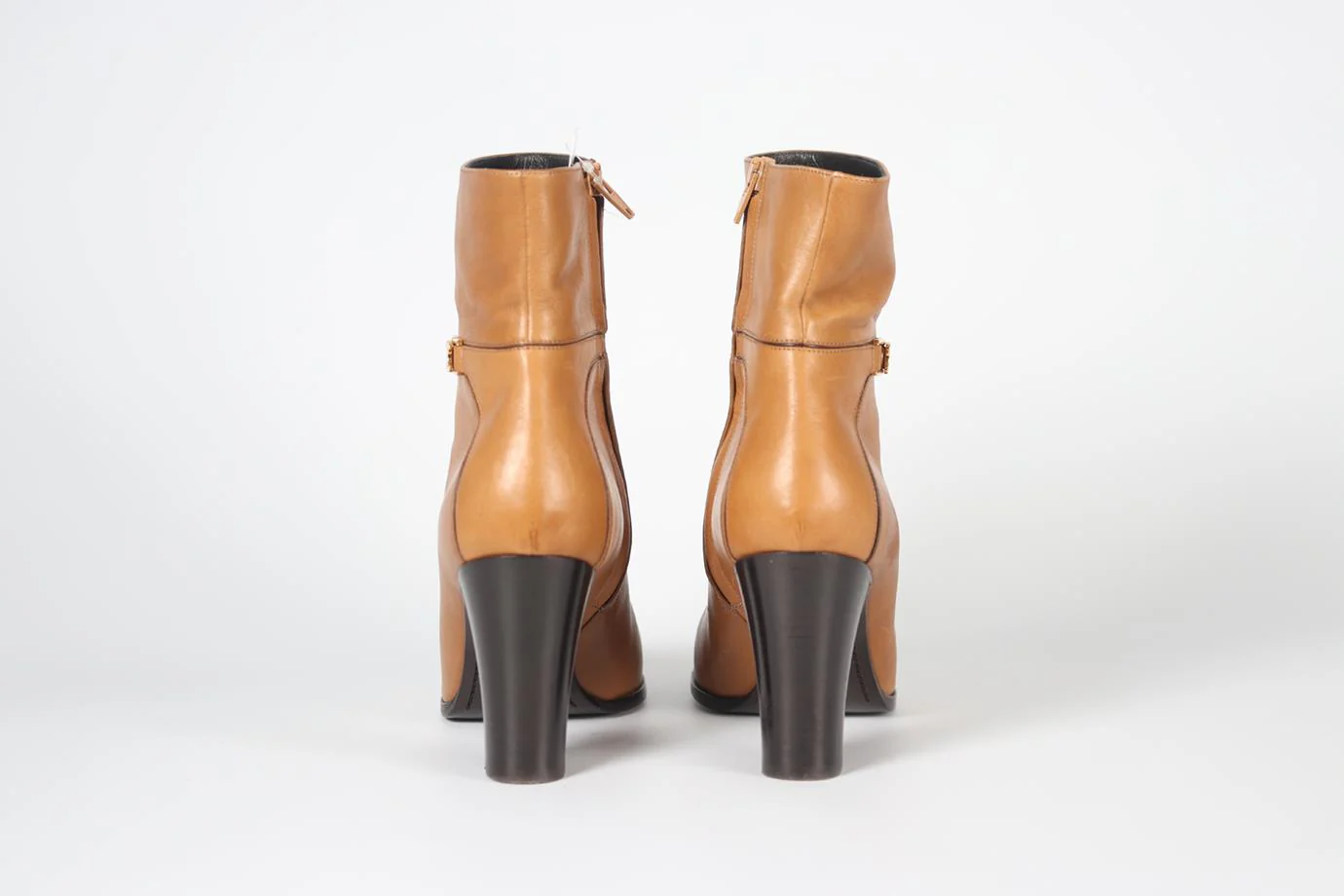 CELINE CLAUDE LEATHER ANKLE BOOTS EU 40 UK 7 US 10 - Image 4