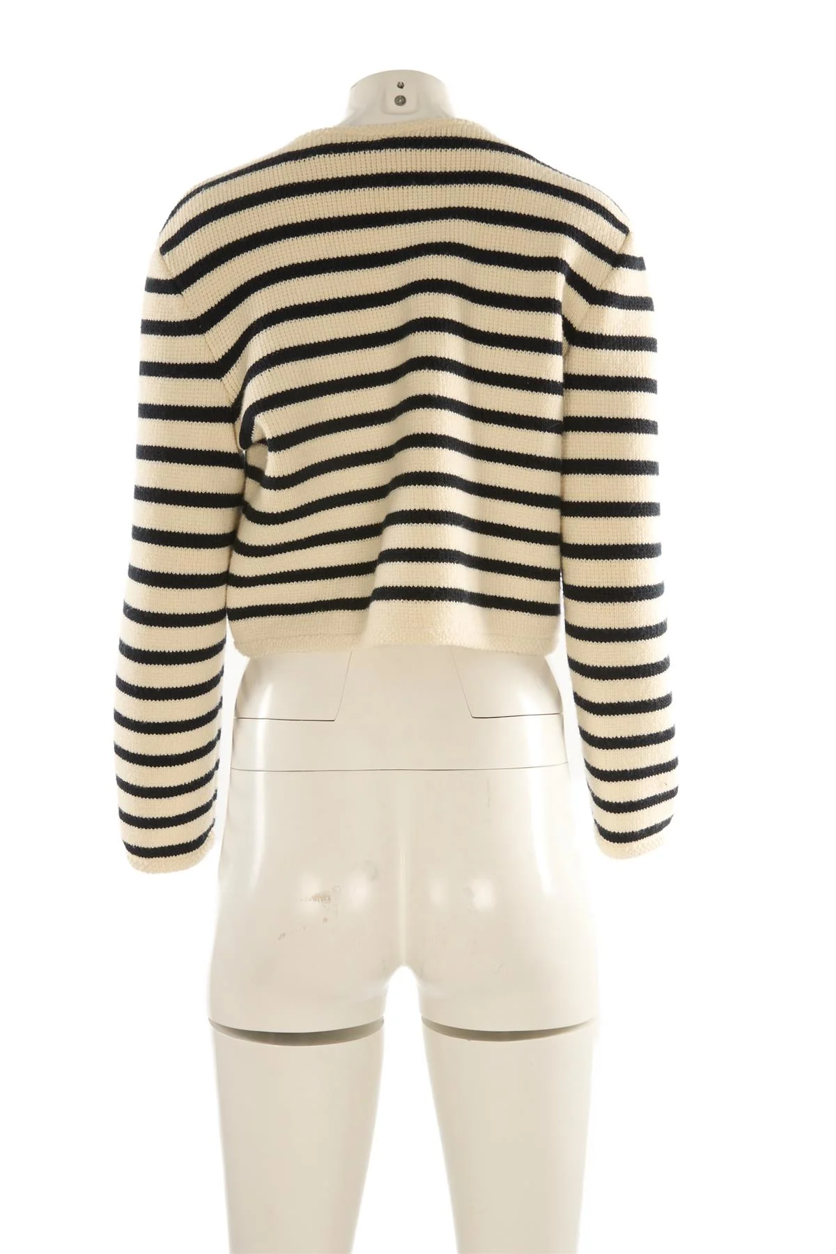 CELINE CREAM WOOL CARDIGAN SMALL - Image 4
