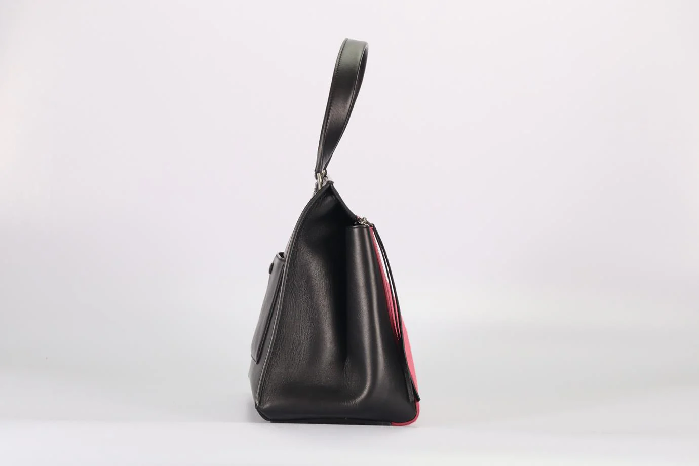 CELINE EDGE LARGE CALF HAIR AND LEATHER SHOULDER BAG - Image 4