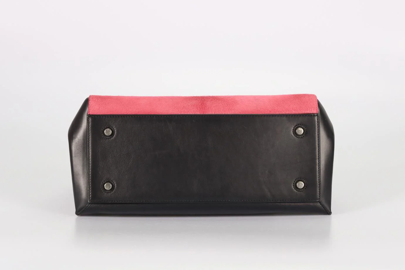 CELINE EDGE LARGE CALF HAIR AND LEATHER SHOULDER BAG - Image 7
