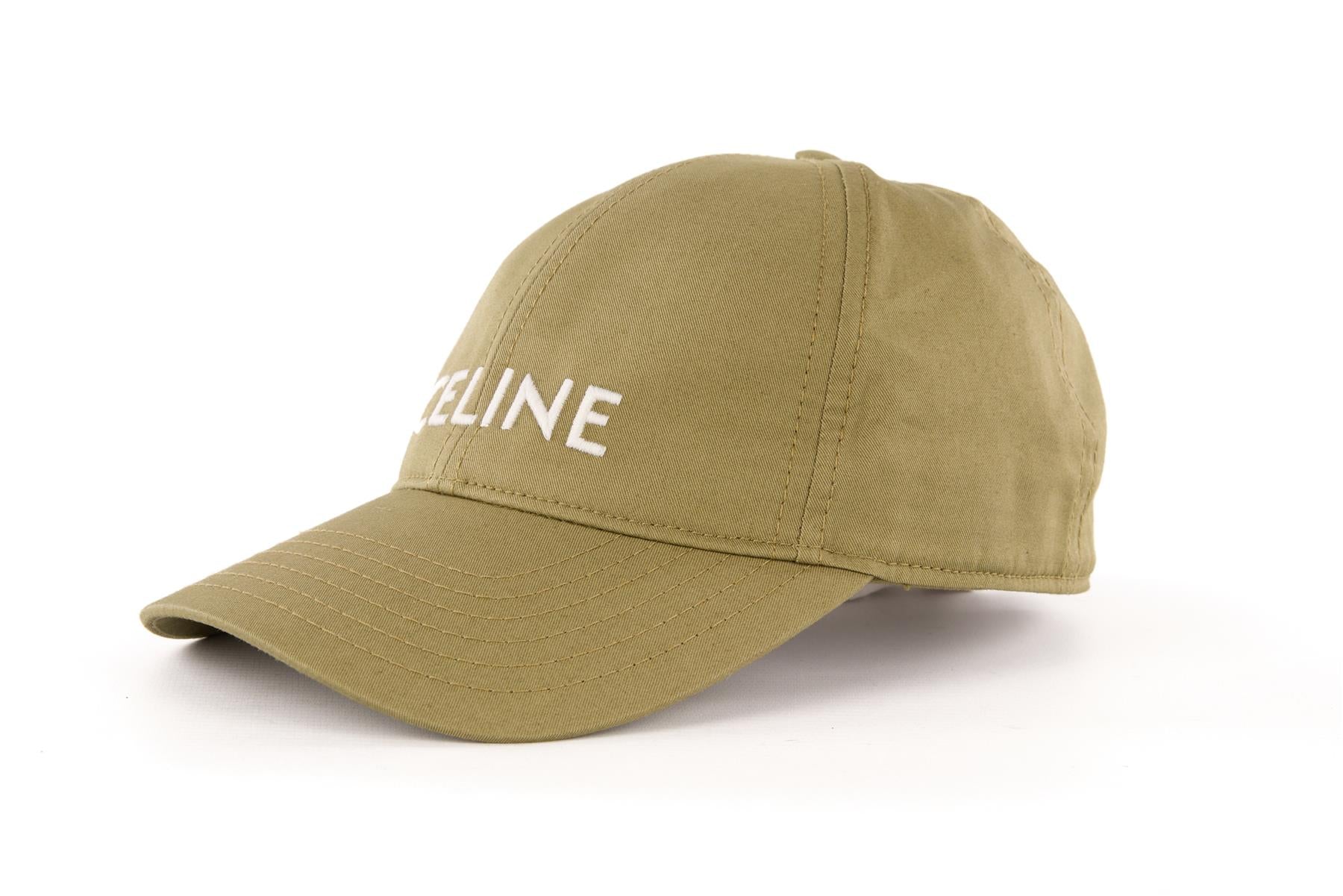 CELINE GREEN COTTON BASEBALL CAP SMALL - Image 4