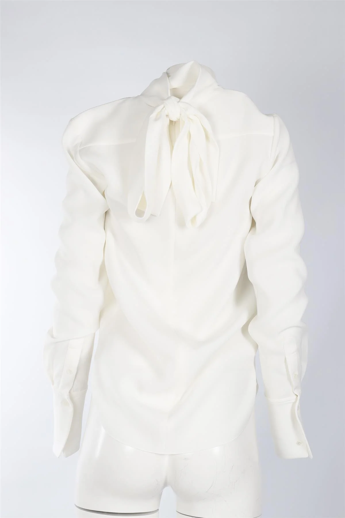 CELINE IVORY CREPE TOP FR 34 UK 6 - Image 4
