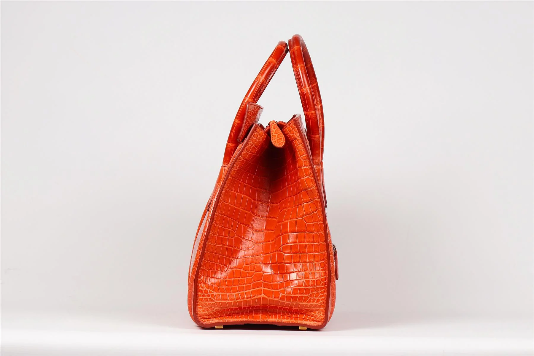 CELINE LUGGAGE MINI POROSUS CROCODILE TOTE BAG - Image 4