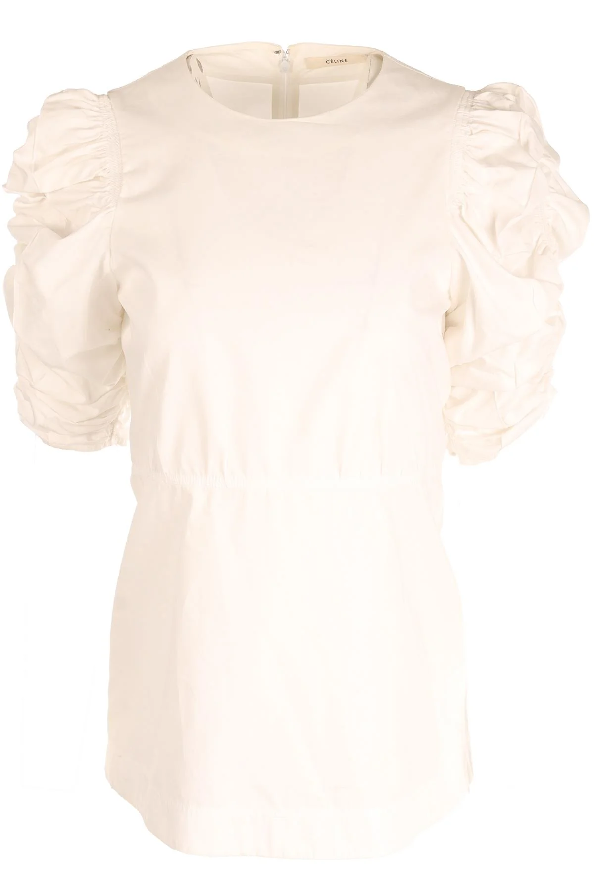 CELINE WHITE COTTON TOP FR 38 UK 10
