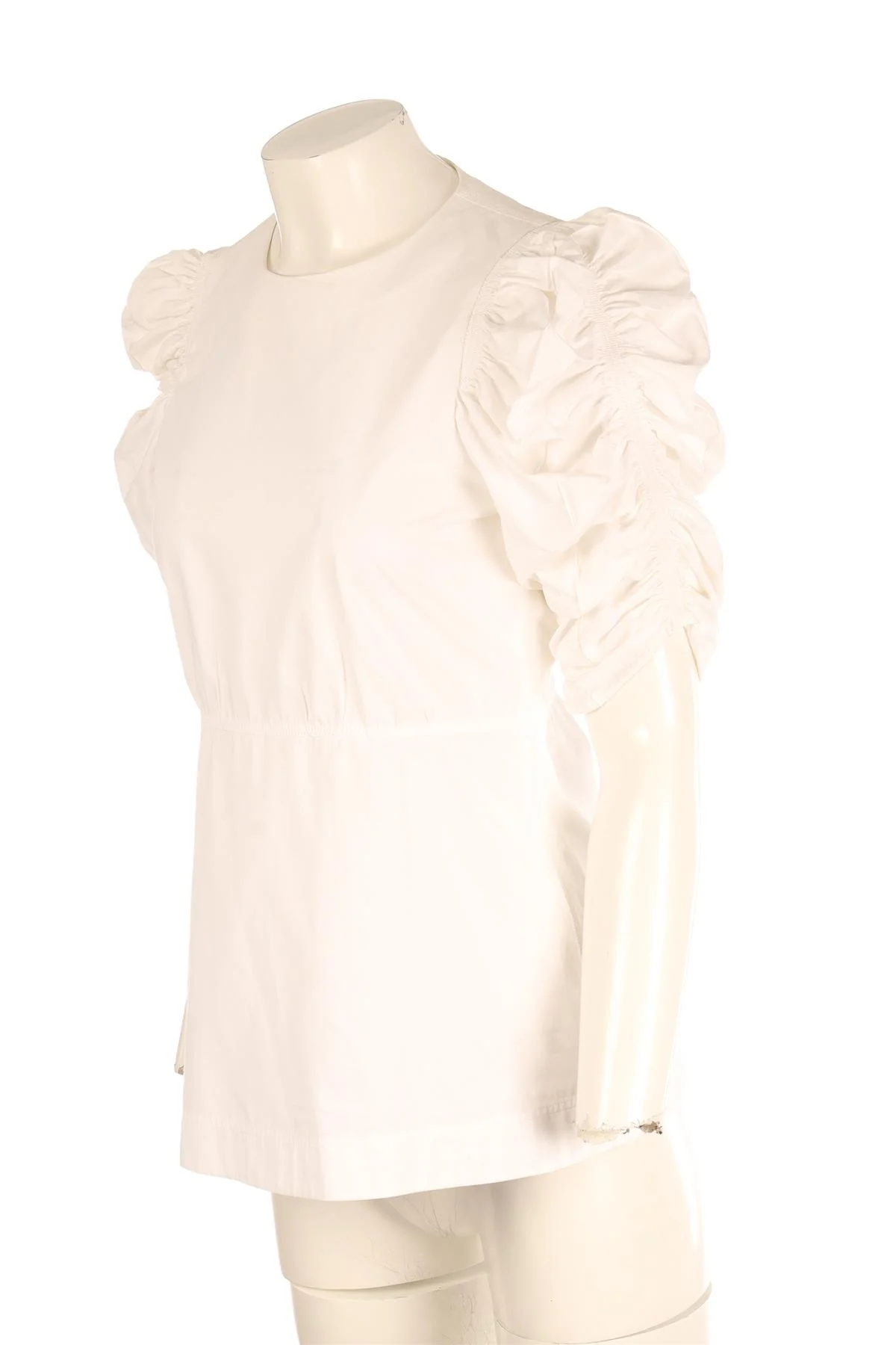 CELINE WHITE COTTON TOP FR 38 UK 10 - Image 3