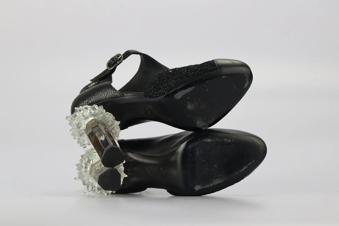 CHANEL 2012 TWEED AND LEATHER ANKLE BOOTS EU 38.5 UK 5.5 US 8.5 - Image 5