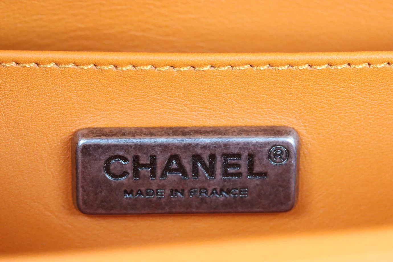 CHANEL 2014 BOY MEDIUM PYTHON AND LEATHER SHOULDER BAG - Image 9