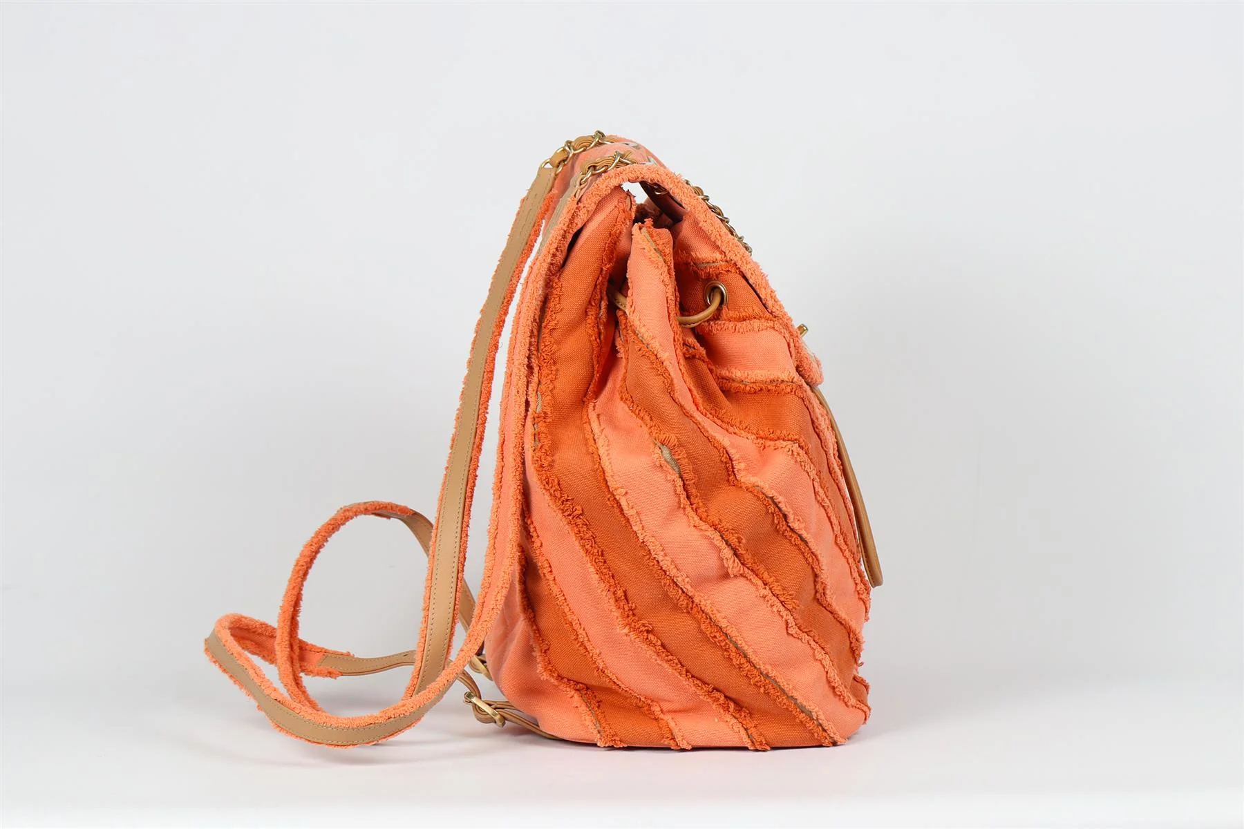 CHANEL 2017 CHEVRON CANVAS BACKPACK - Image 3