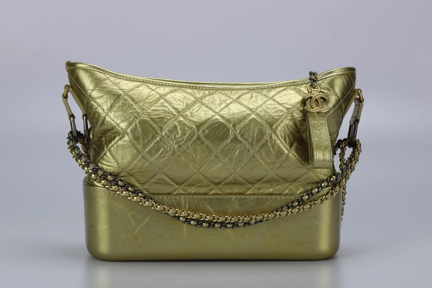 CHANEL 2017 GABRIELLE LARGE QUILTED LEATHER SHOULDER BAG - Image 2