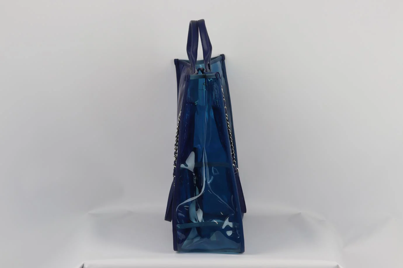 CHANEL 2018 COCO SPLASH QUILTED PERSPEX AND LEATHER TOTE BAG - Image 3